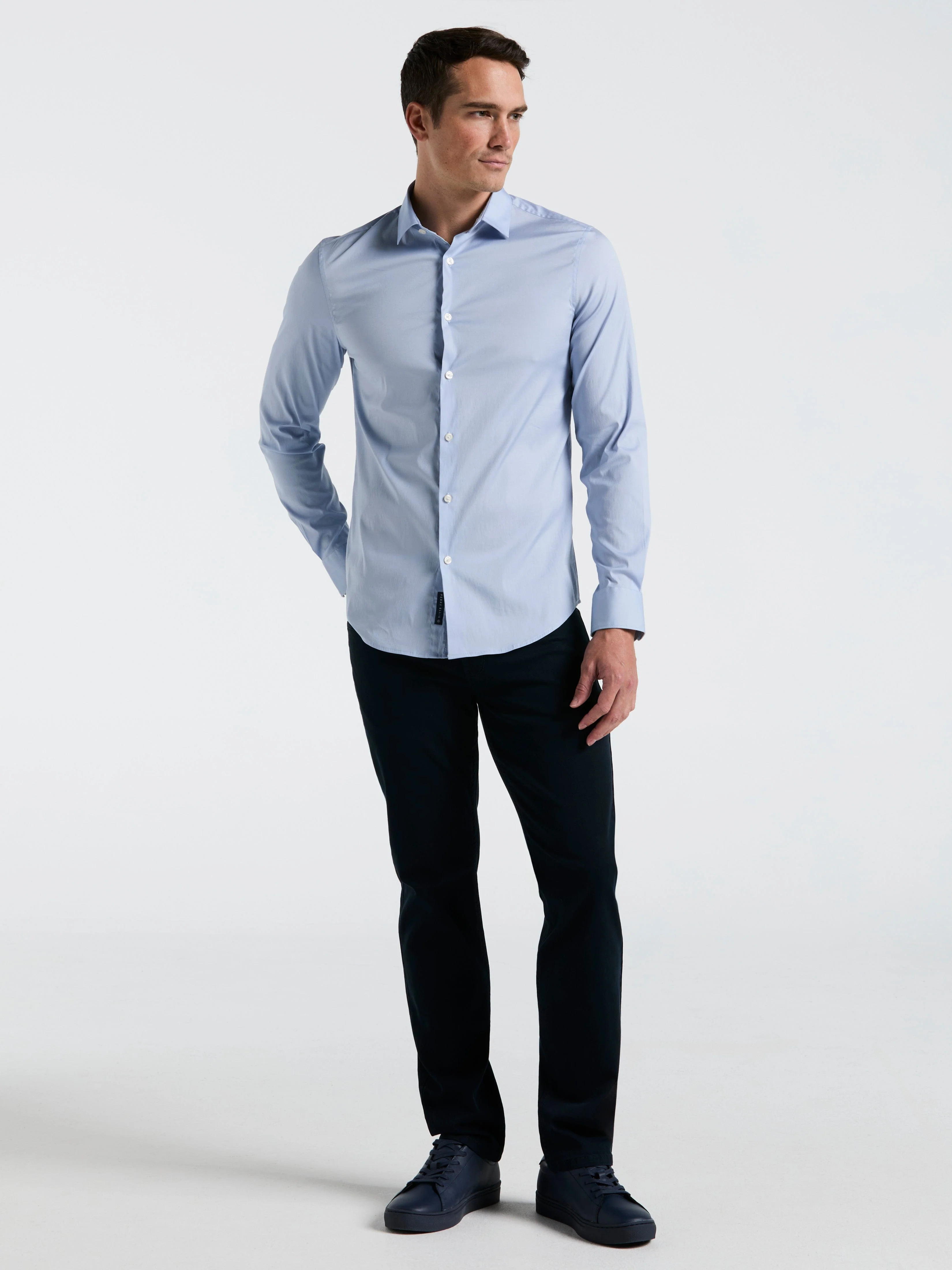 Slim Fit Smart Dress Shirt - Image 10