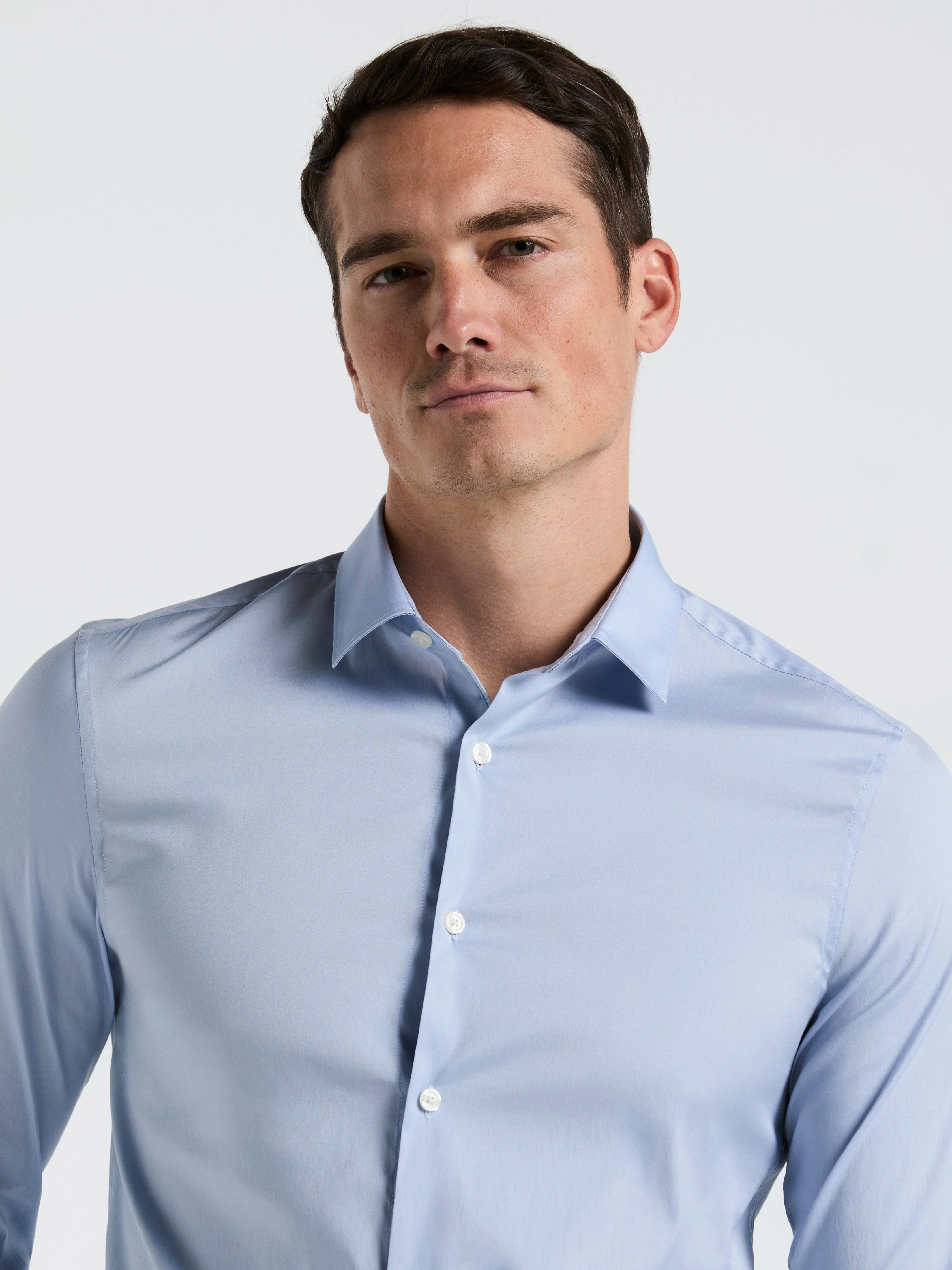 Slim Fit Smart Dress Shirt - Image 9