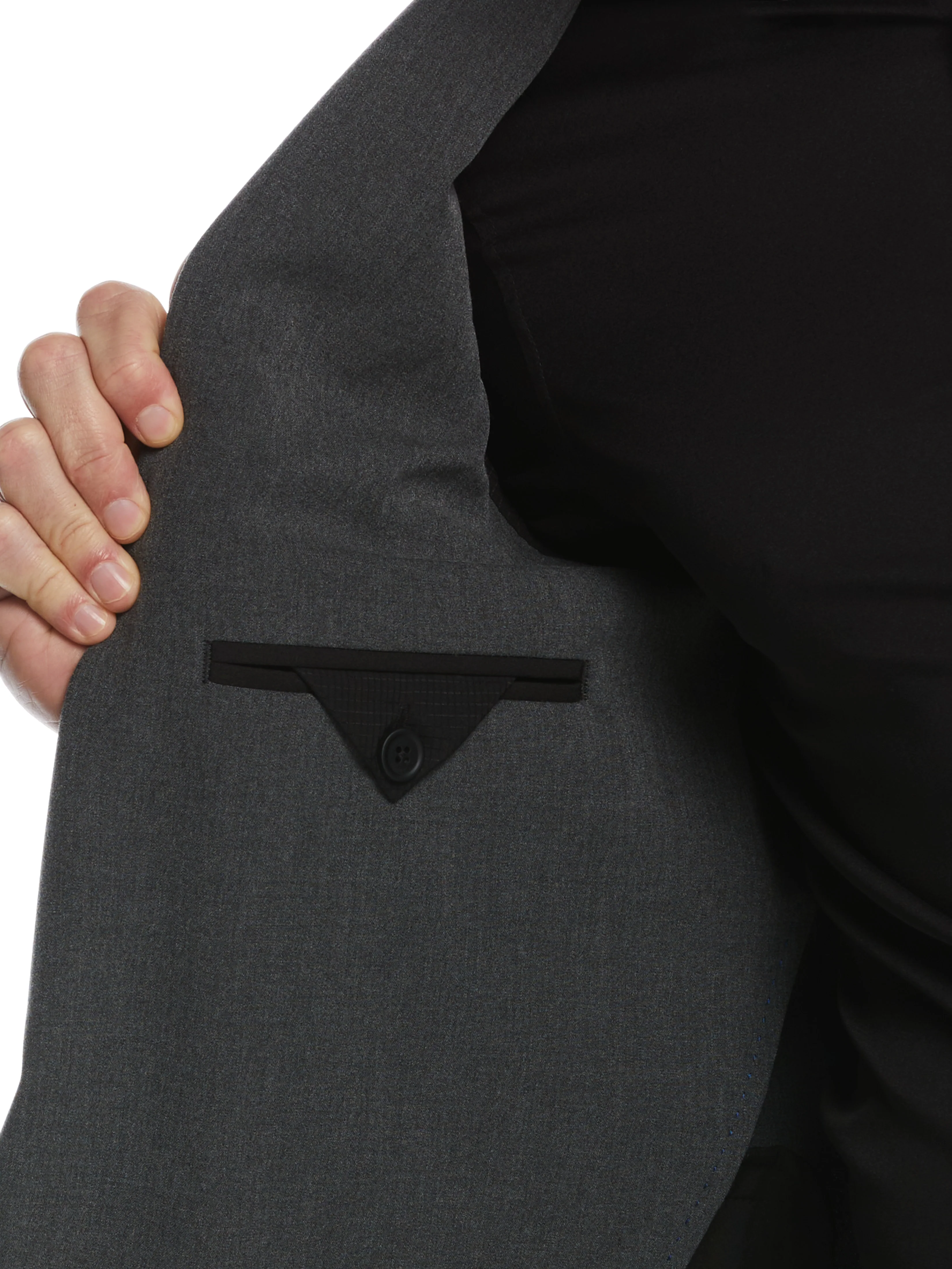 Slim Fit Stretch Textured Tech Suit Jacket - Image 11