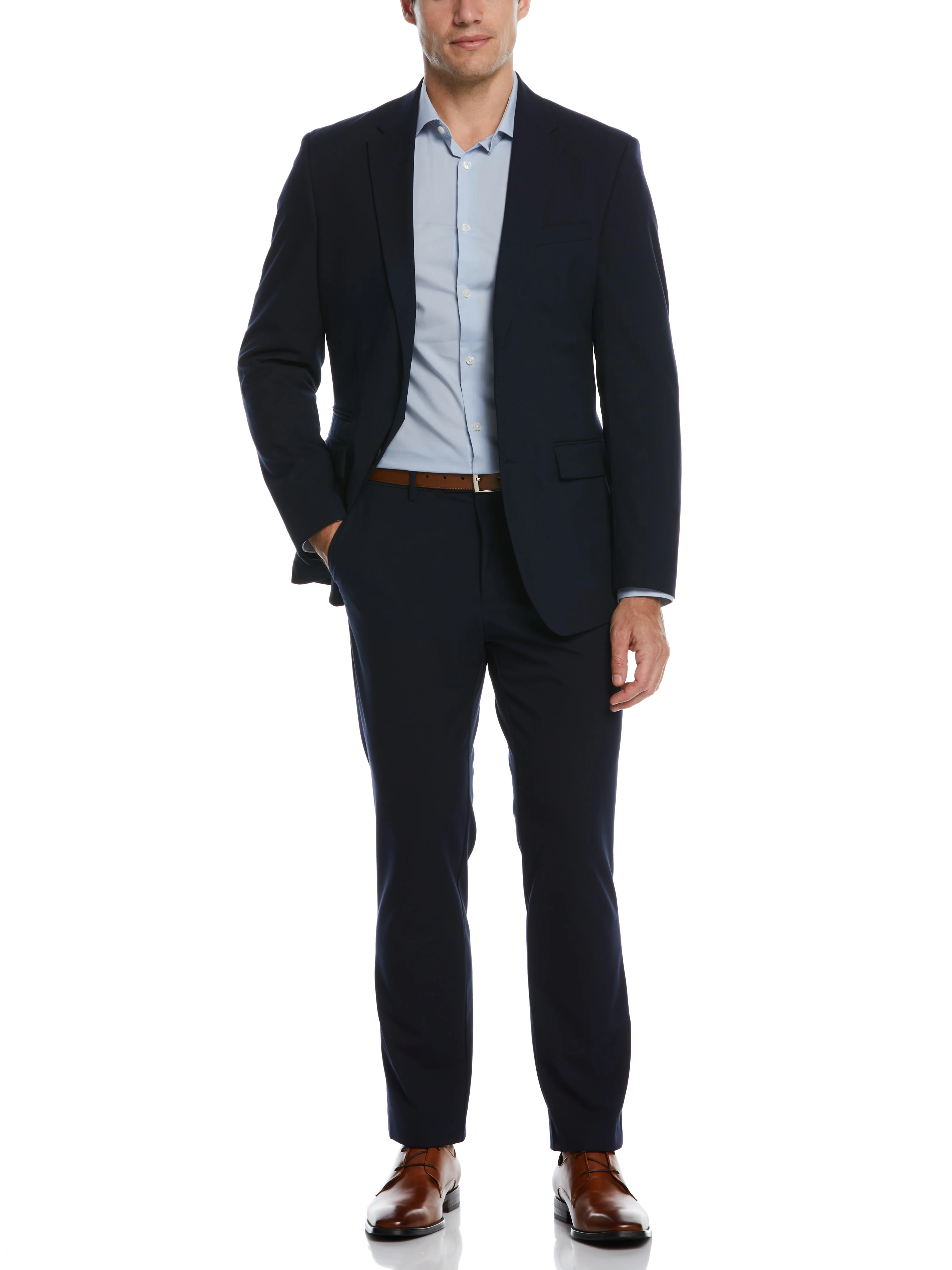 Slim Fit Stretch Textured Tech Suit Jacket - Image 3