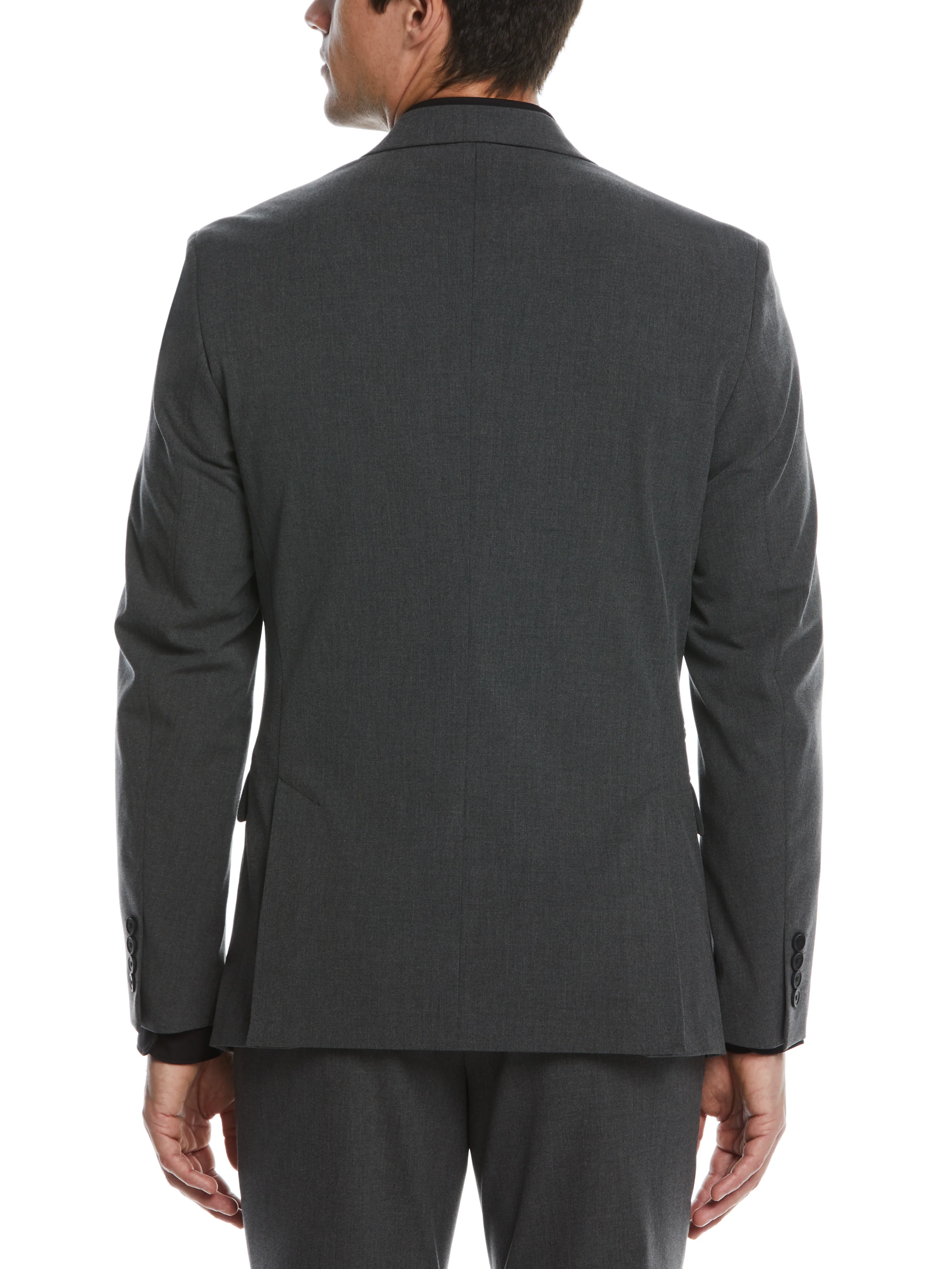 Slim Fit Stretch Textured Tech Suit Jacket - Image 8