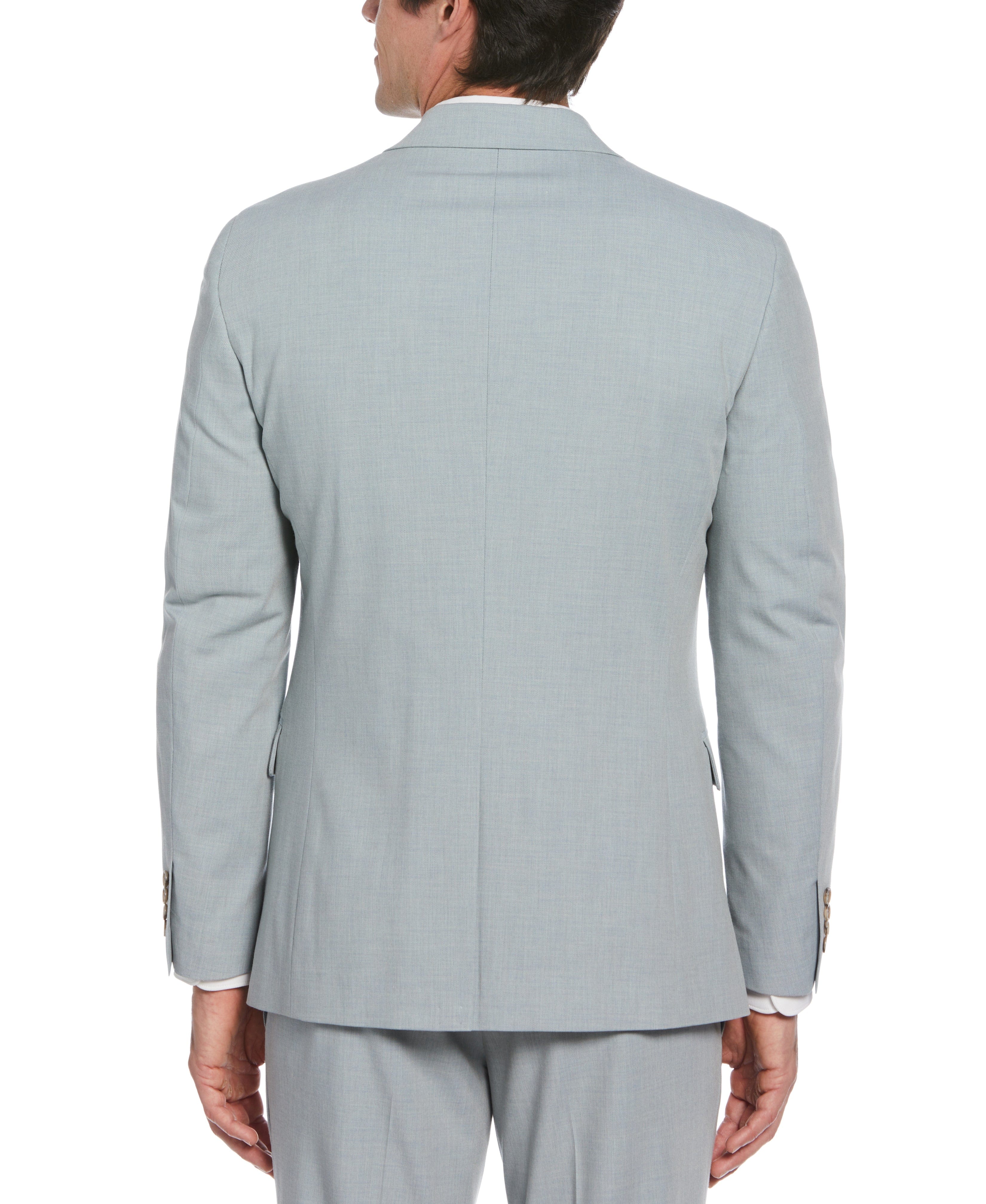 Tua X Perry Ellis Collaboration Slim Fit Two-Tone Tech Stretch Suit Jacket - Image 2