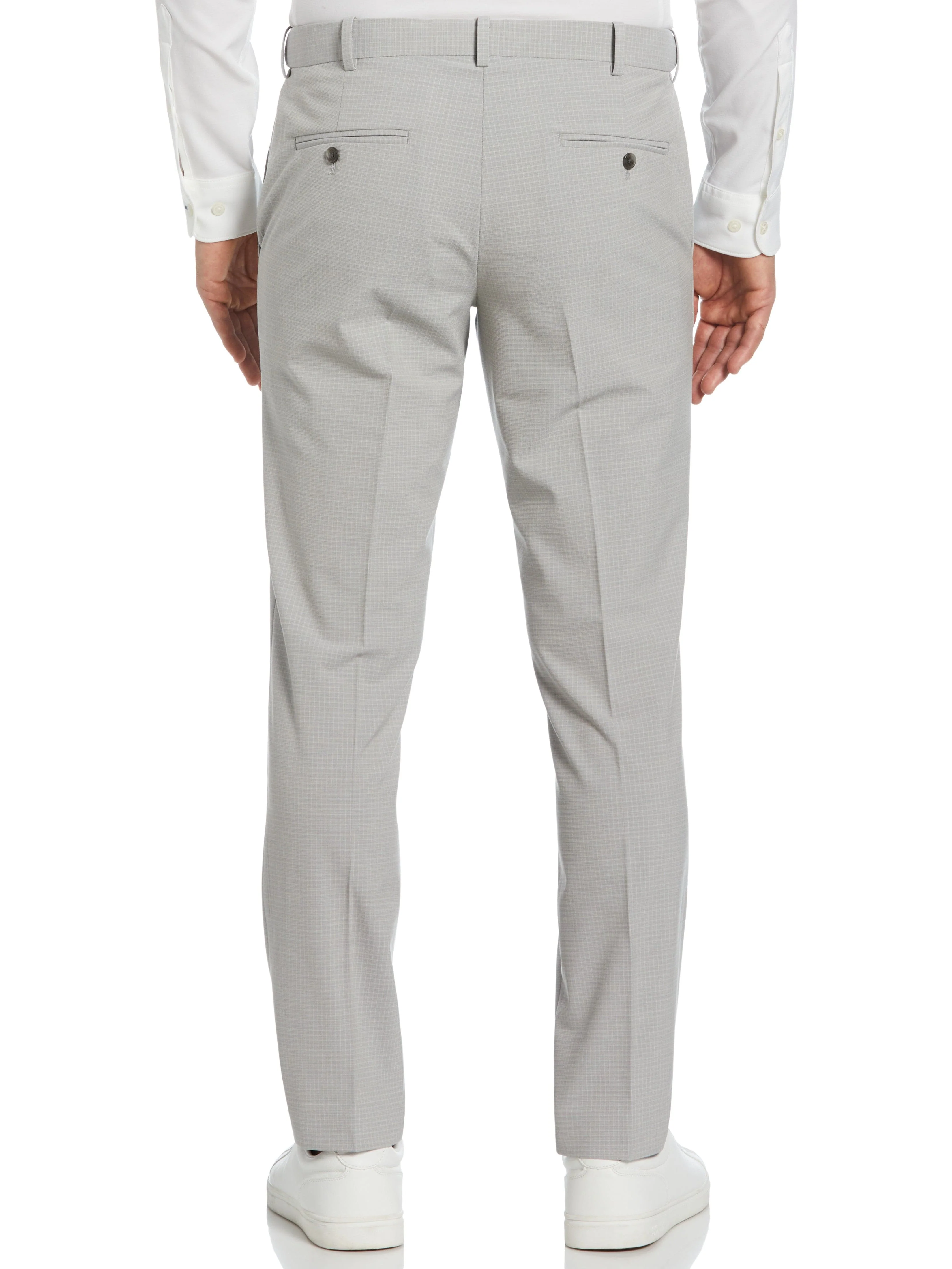 Slim Fit Subtle Micro Check Suit Pant - Image 2