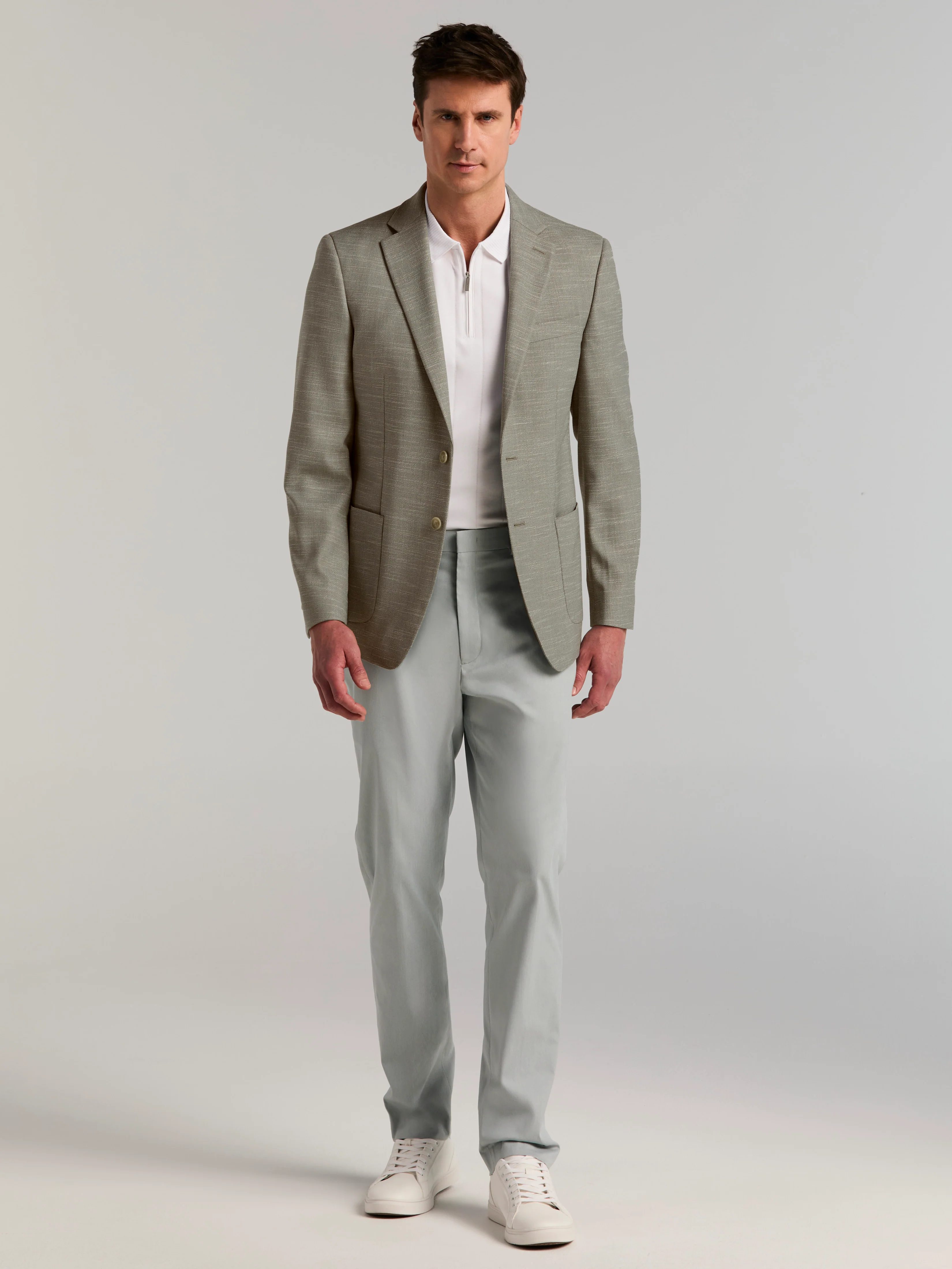 Slim Fit Textured Sport Coat - Image 5