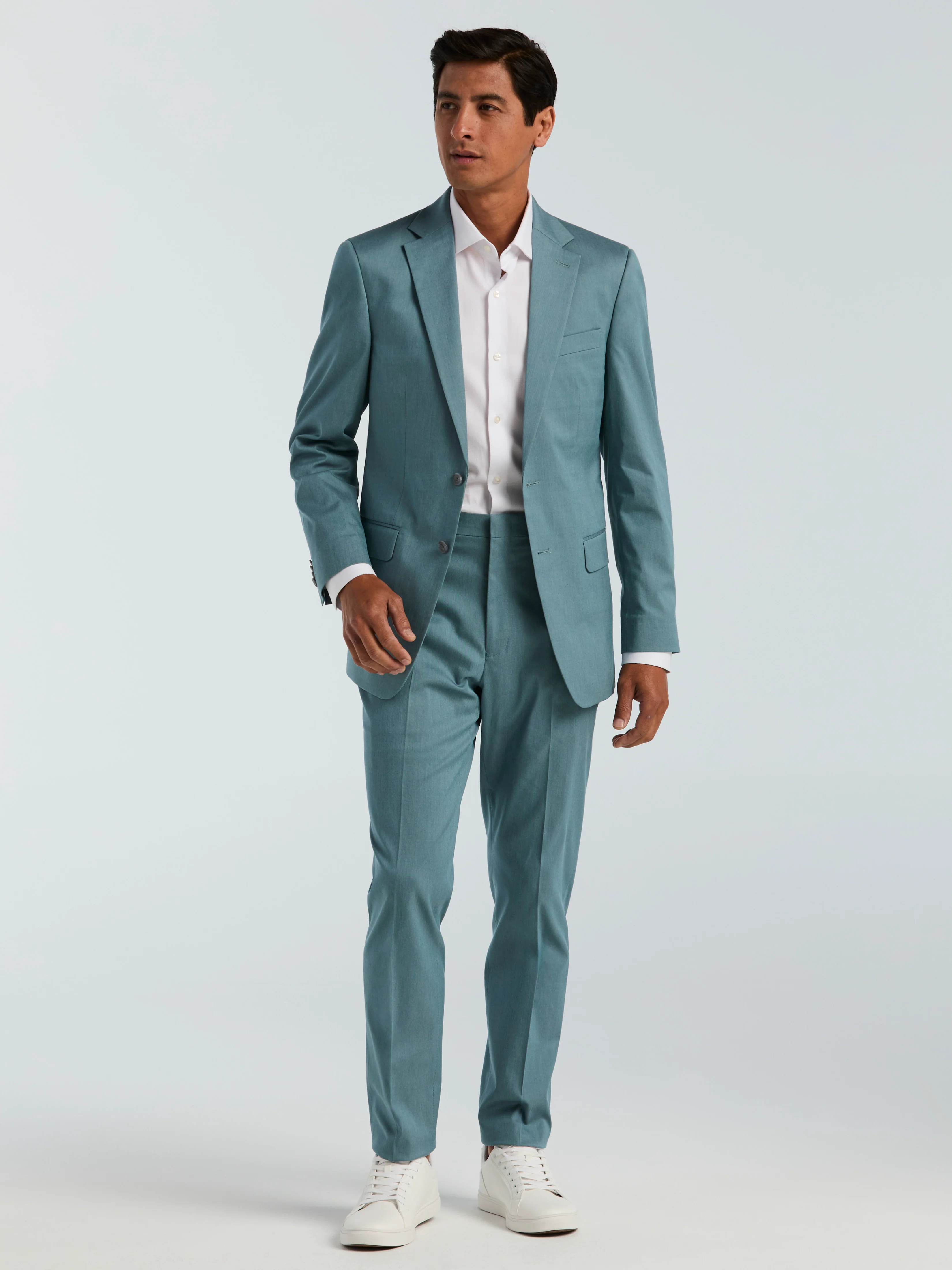 Slim Fit Textured Suit