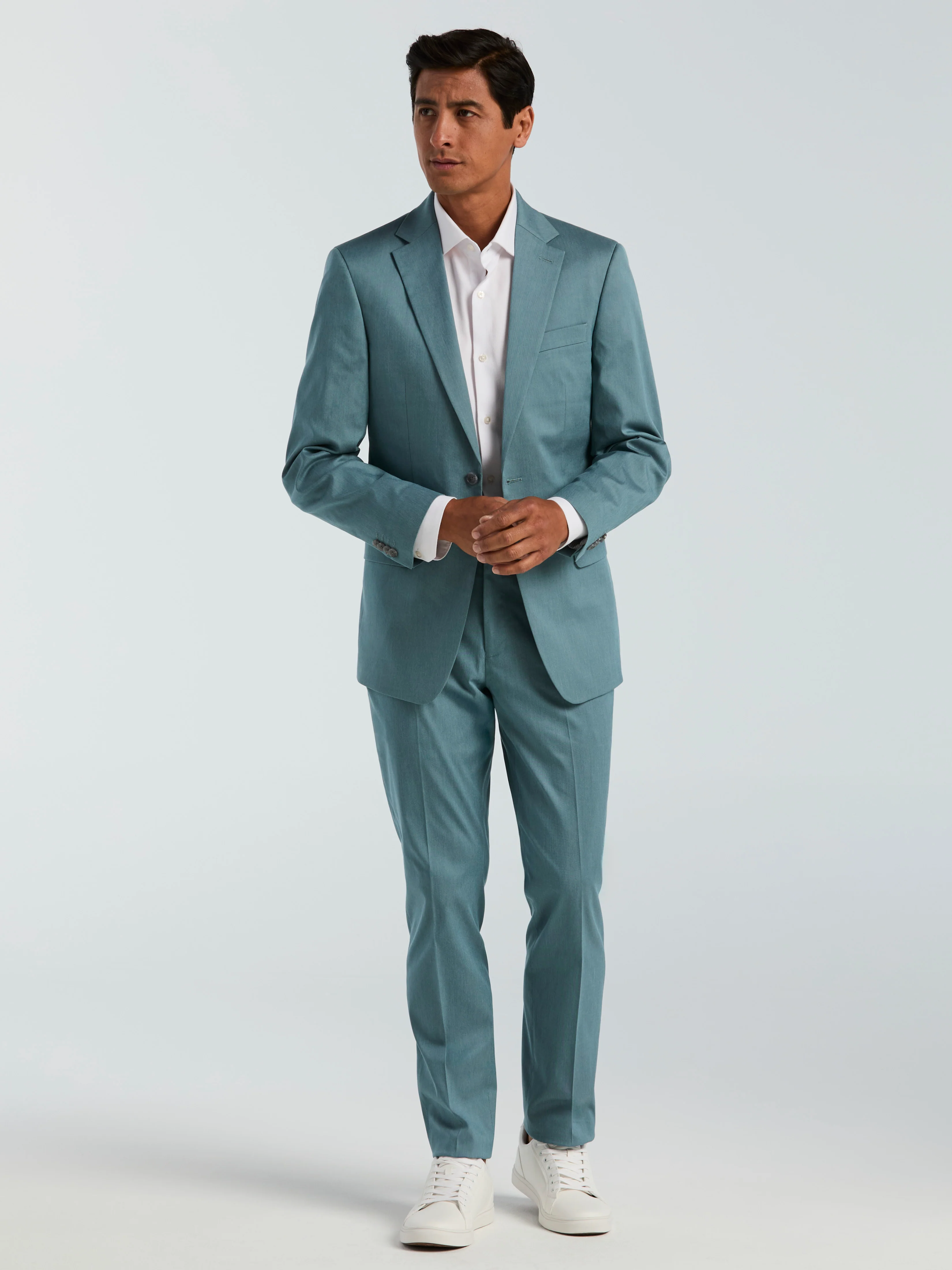 Slim Fit Textured Suit Jacket - Image 5