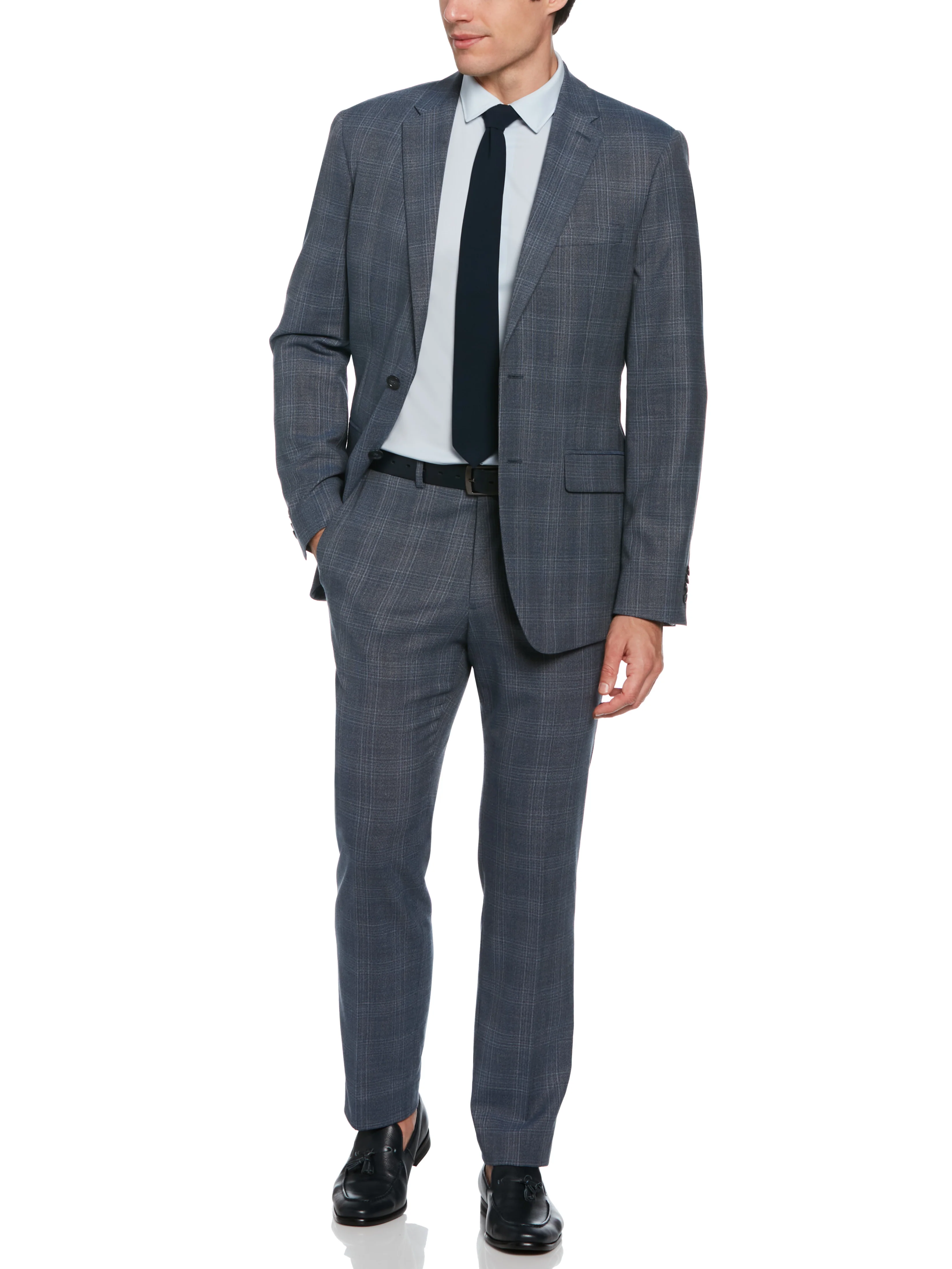 Slim Fit Wool Suit Jacket - Image 3