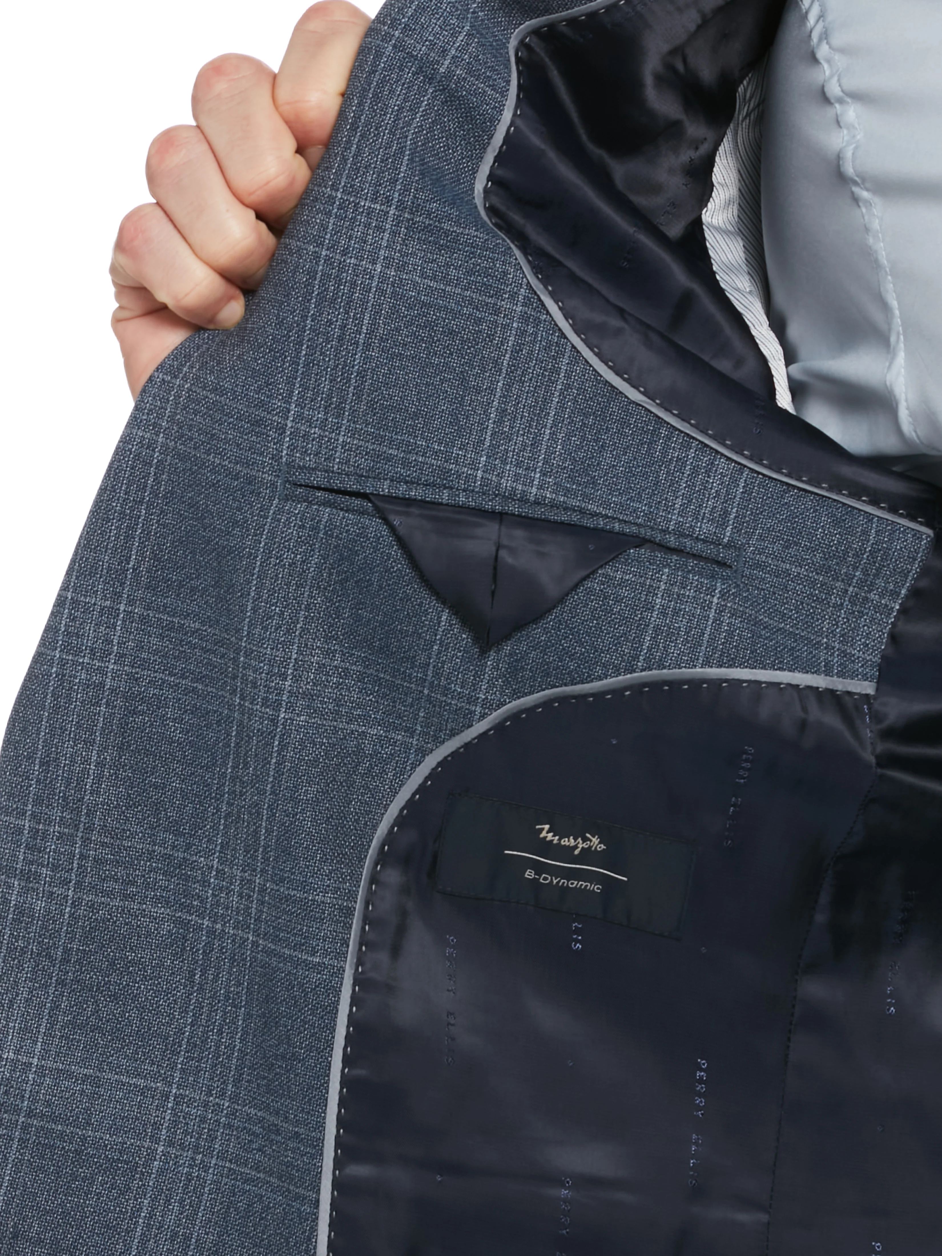 Slim Fit Wool Suit Jacket - Image 4