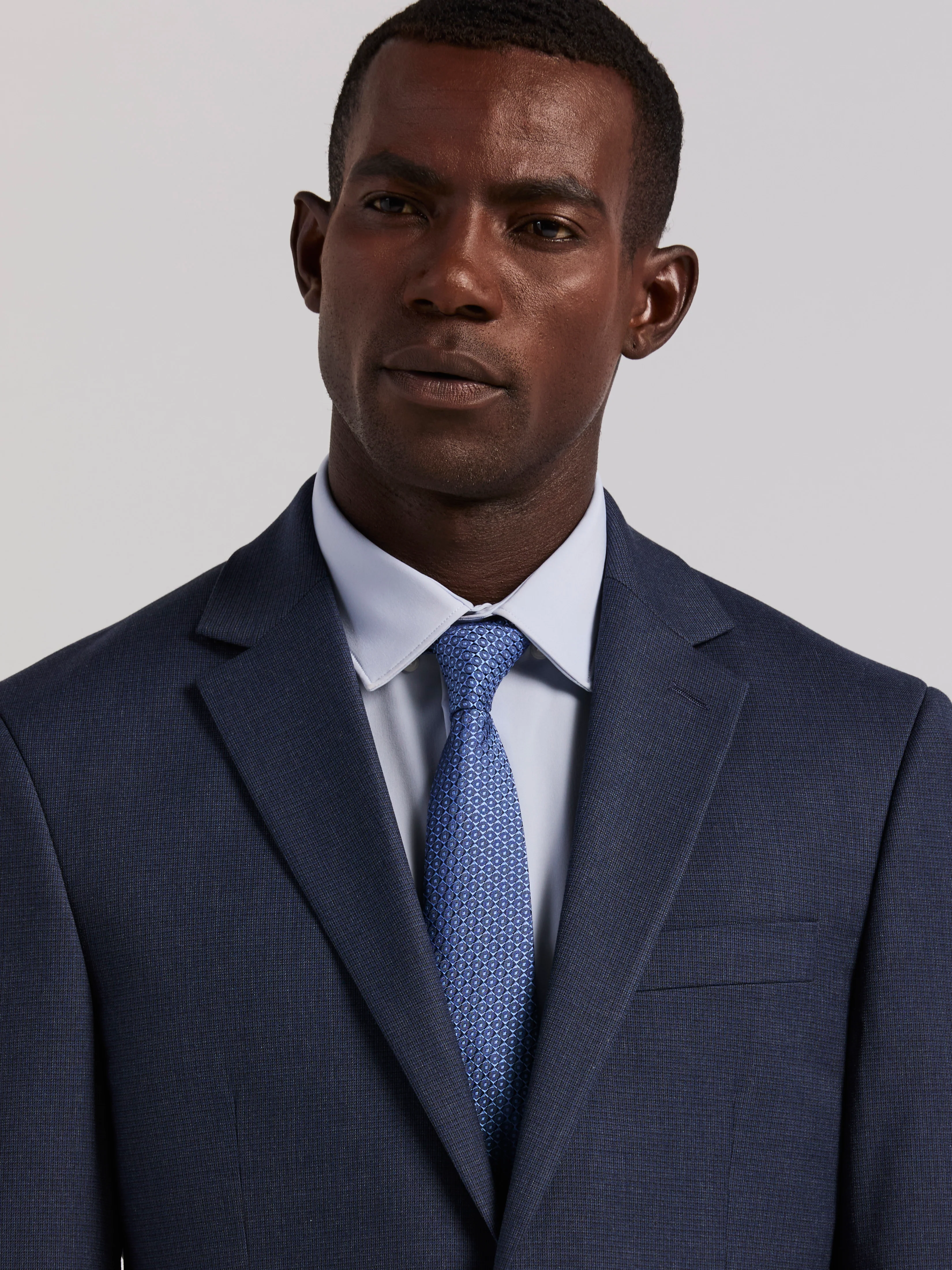 Slim Micro Print Suit Jacket - Image 3