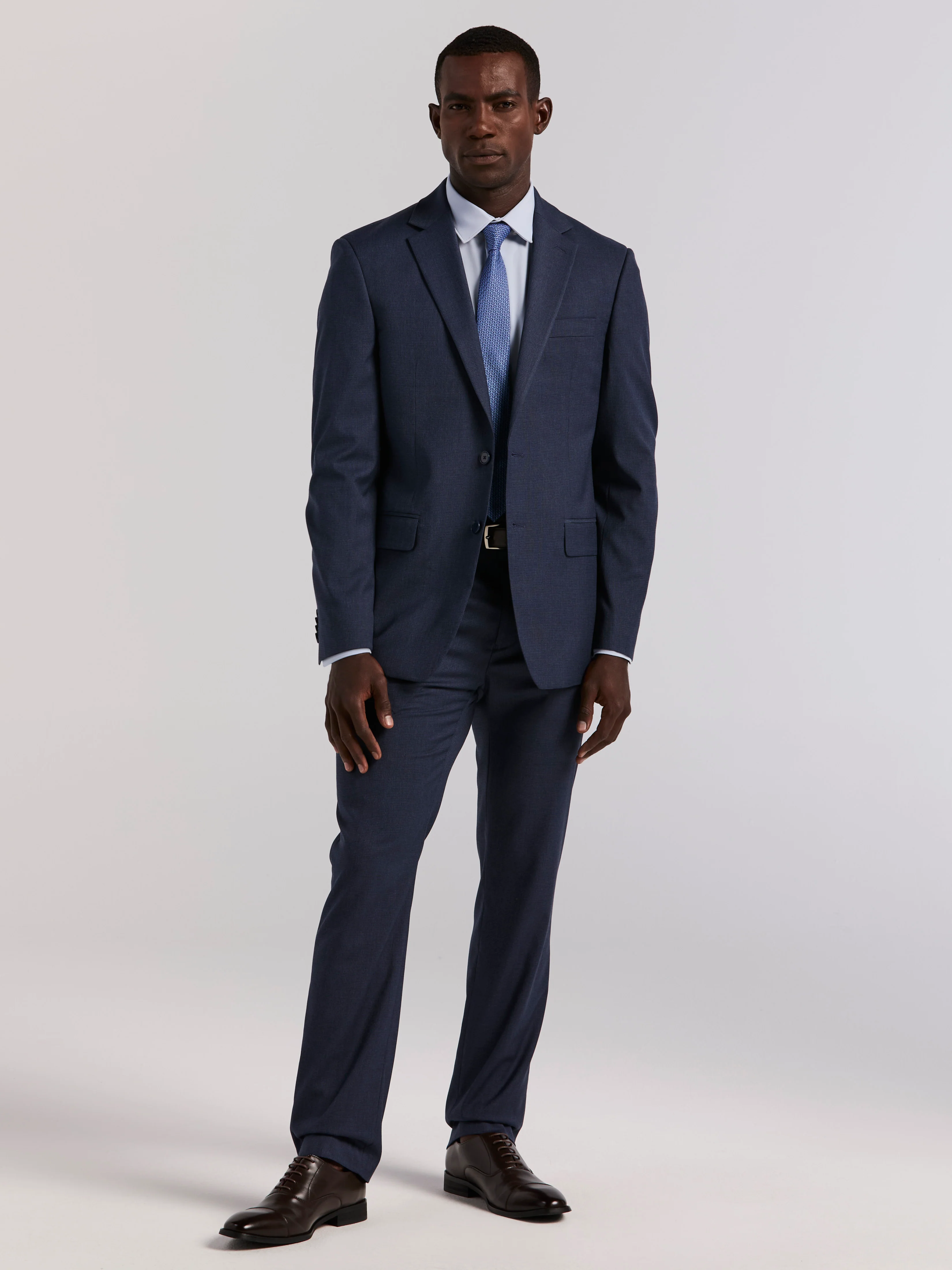 Slim Micro Print Suit Jacket - Image 4