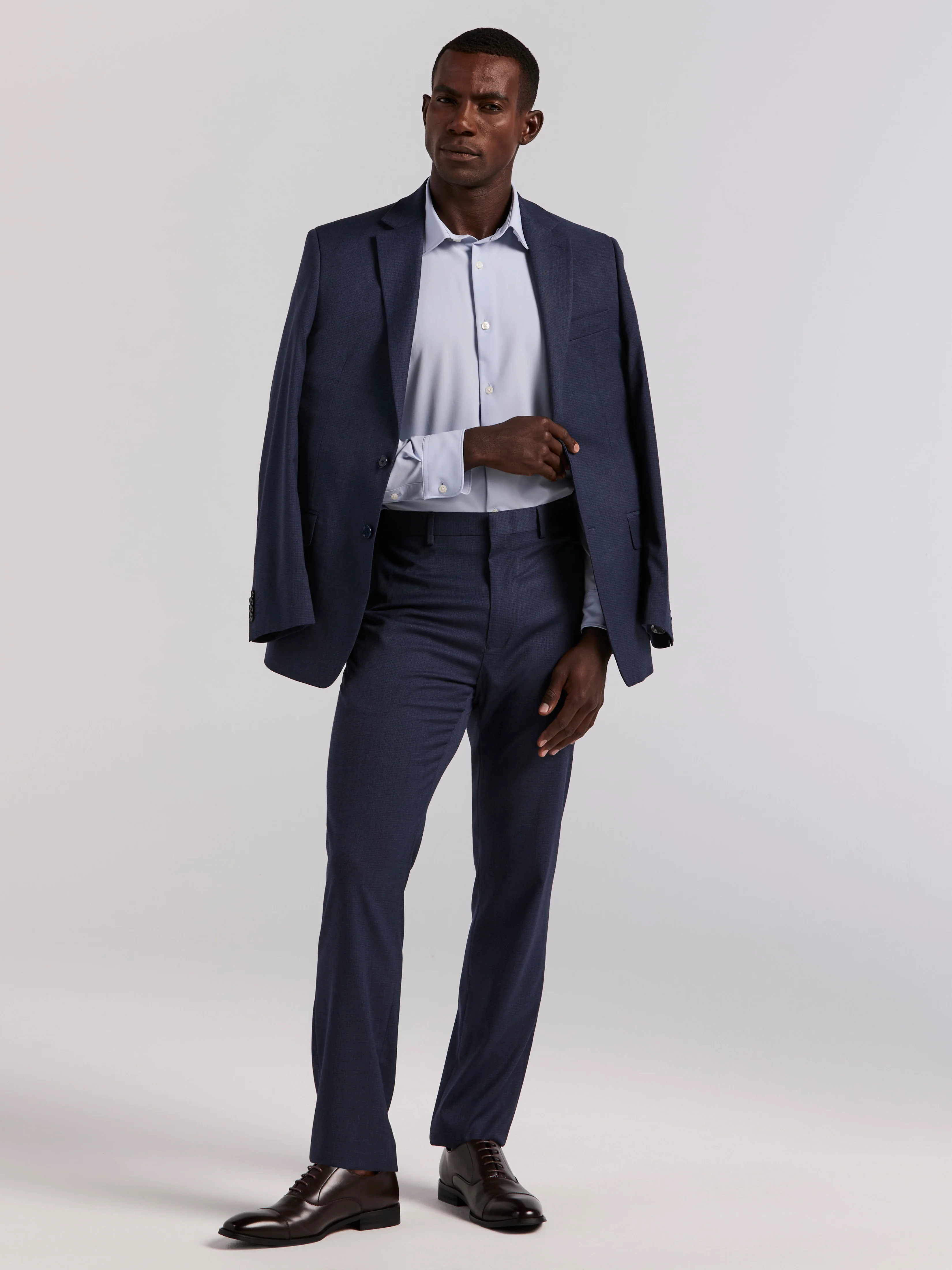 Slim Micro Print Suit Jacket - Image 5
