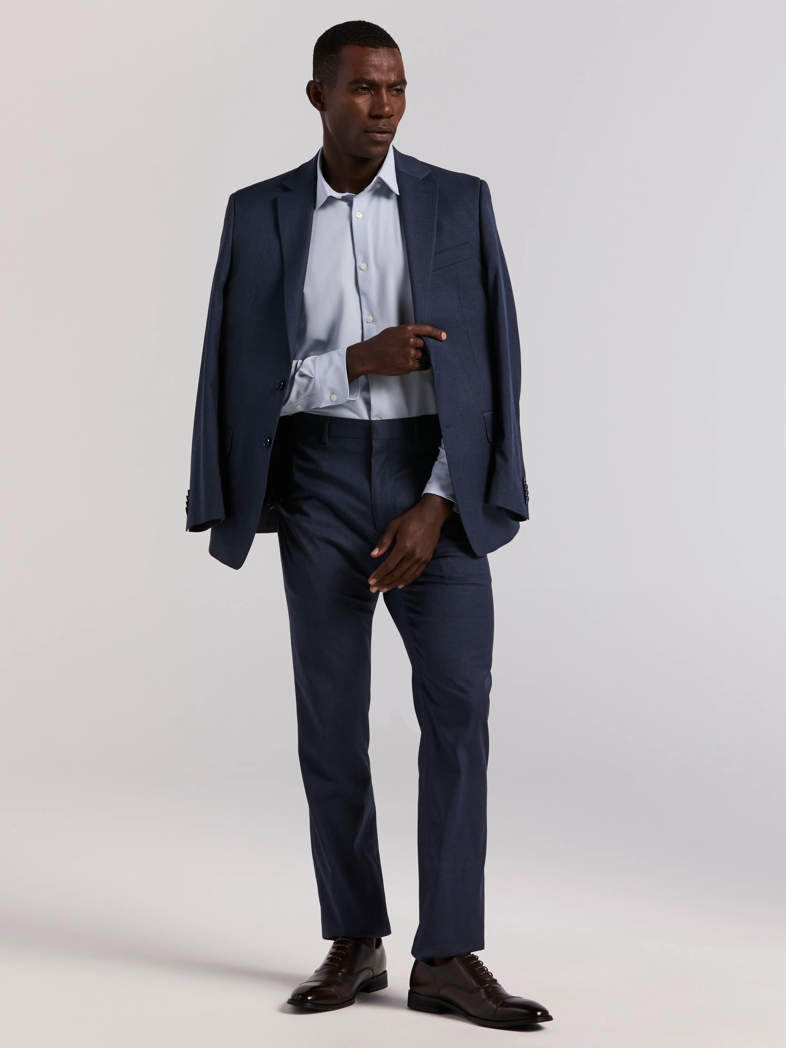 Slim Micro Print Suit Pant - Image 5