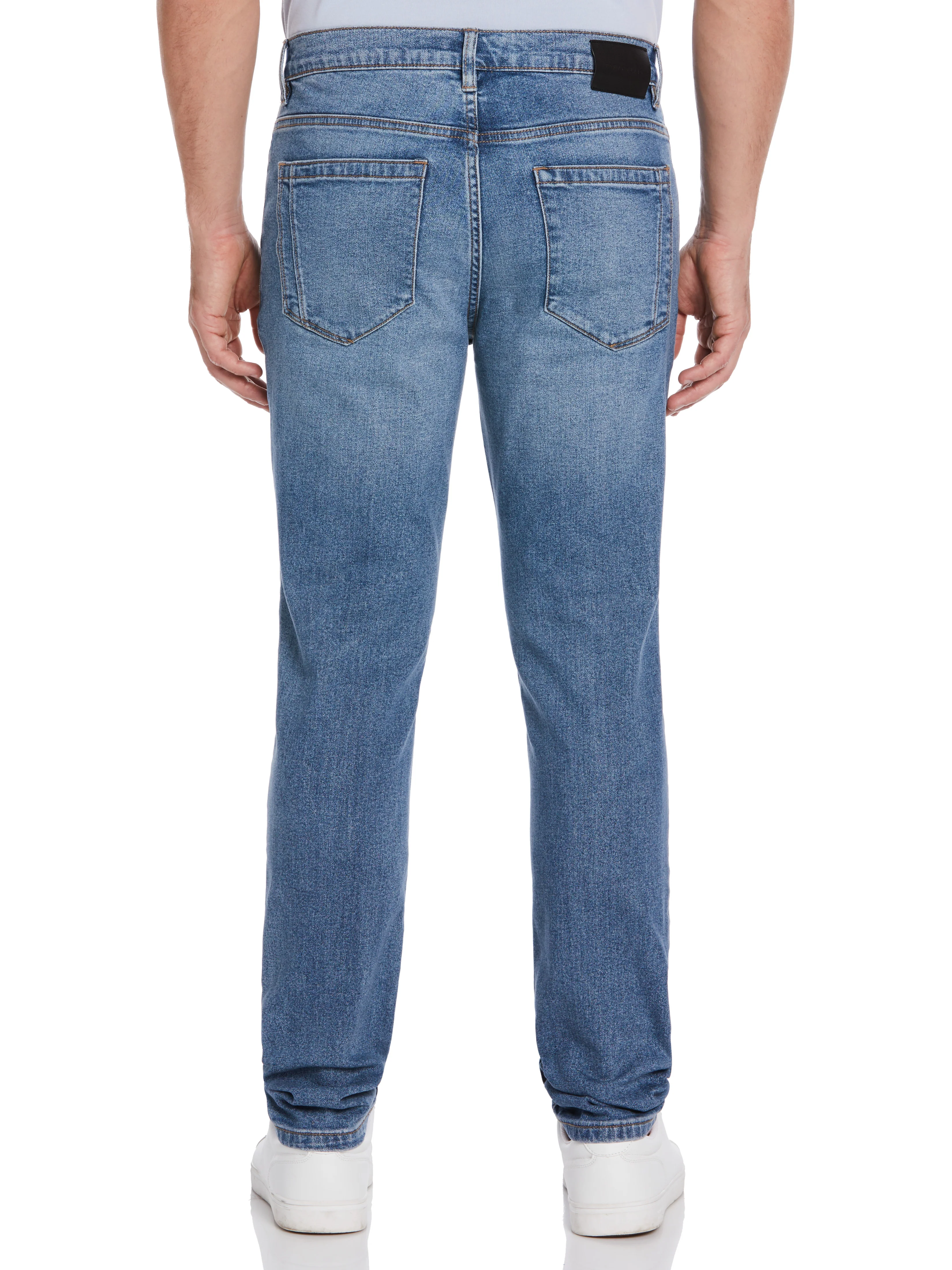 Recover™ Slim Tapered Fit Light Indigo Denim Jeans - Image 2