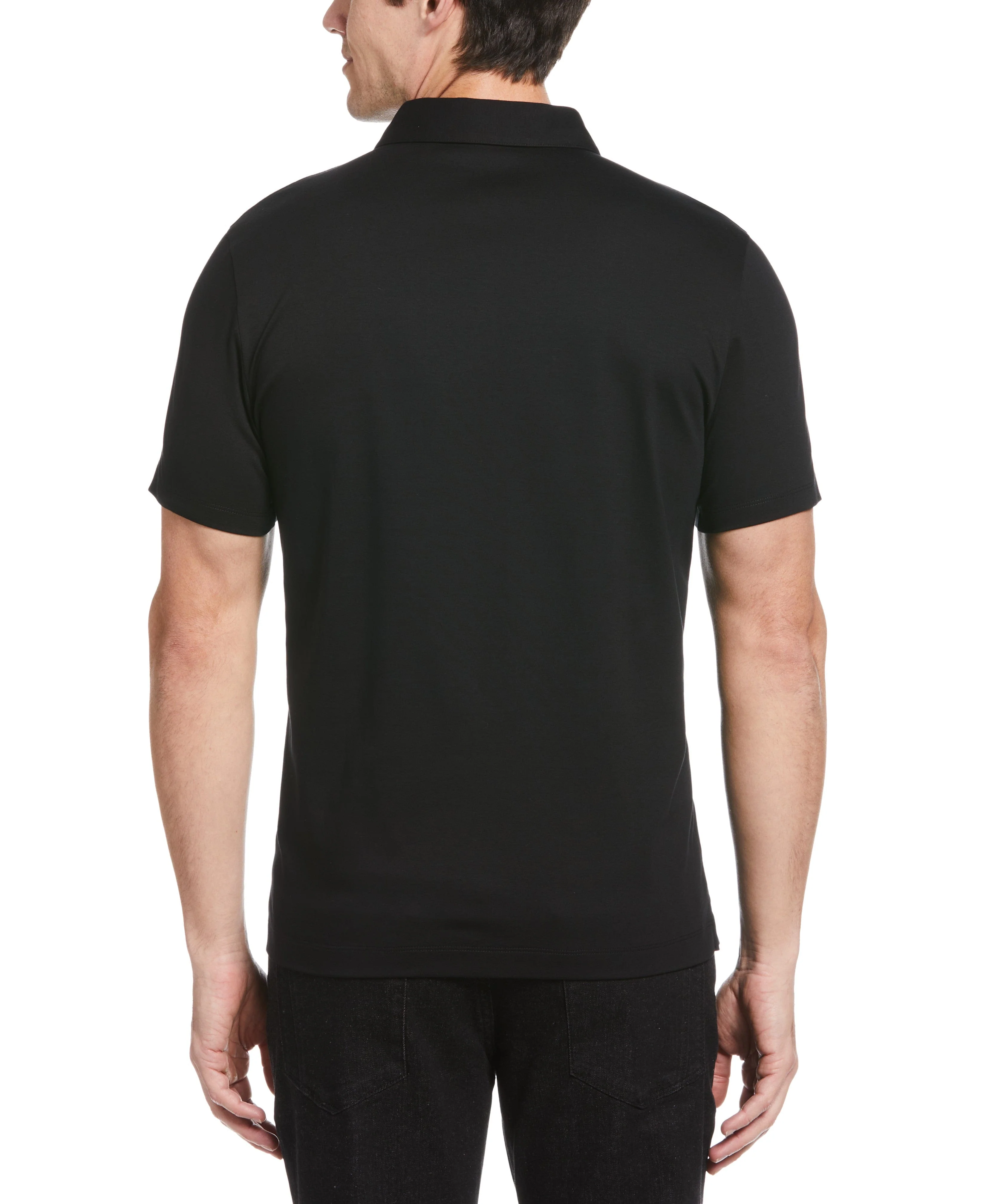 Smart Interlock Solid Polo - Image 2