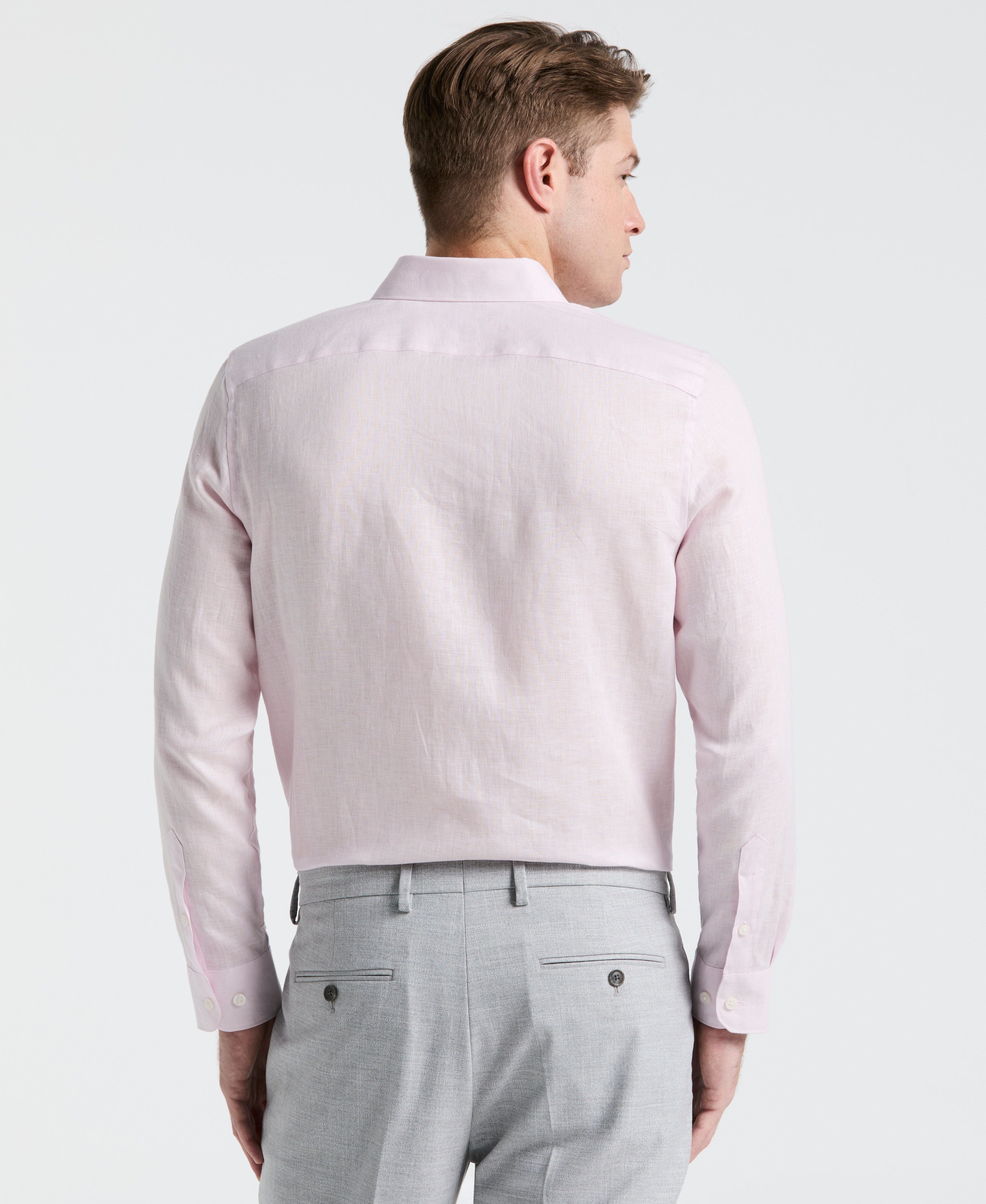 Solid Linen Shirt - Image 2