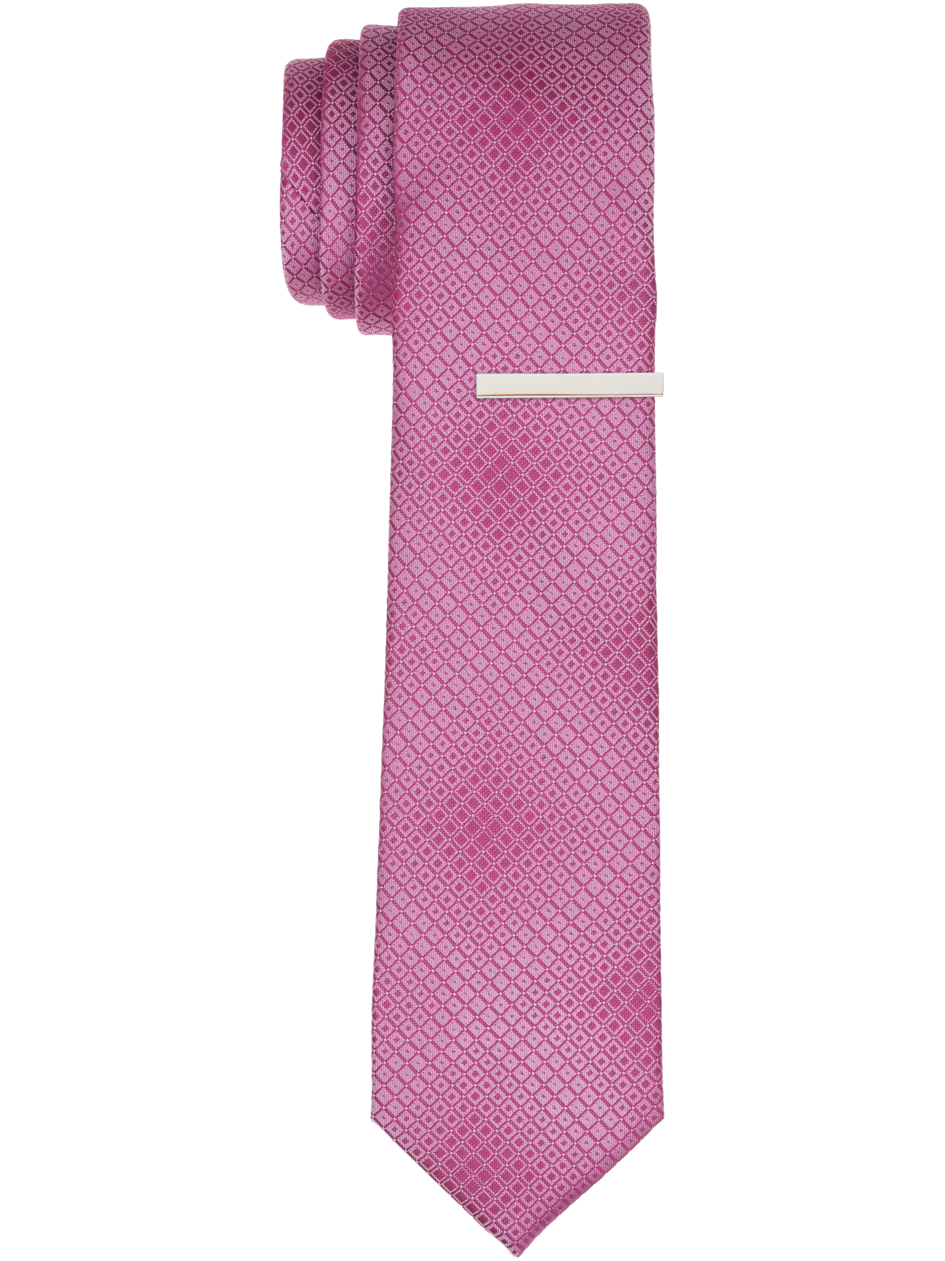 Solid Plain weave Slim Necktie - Image 2