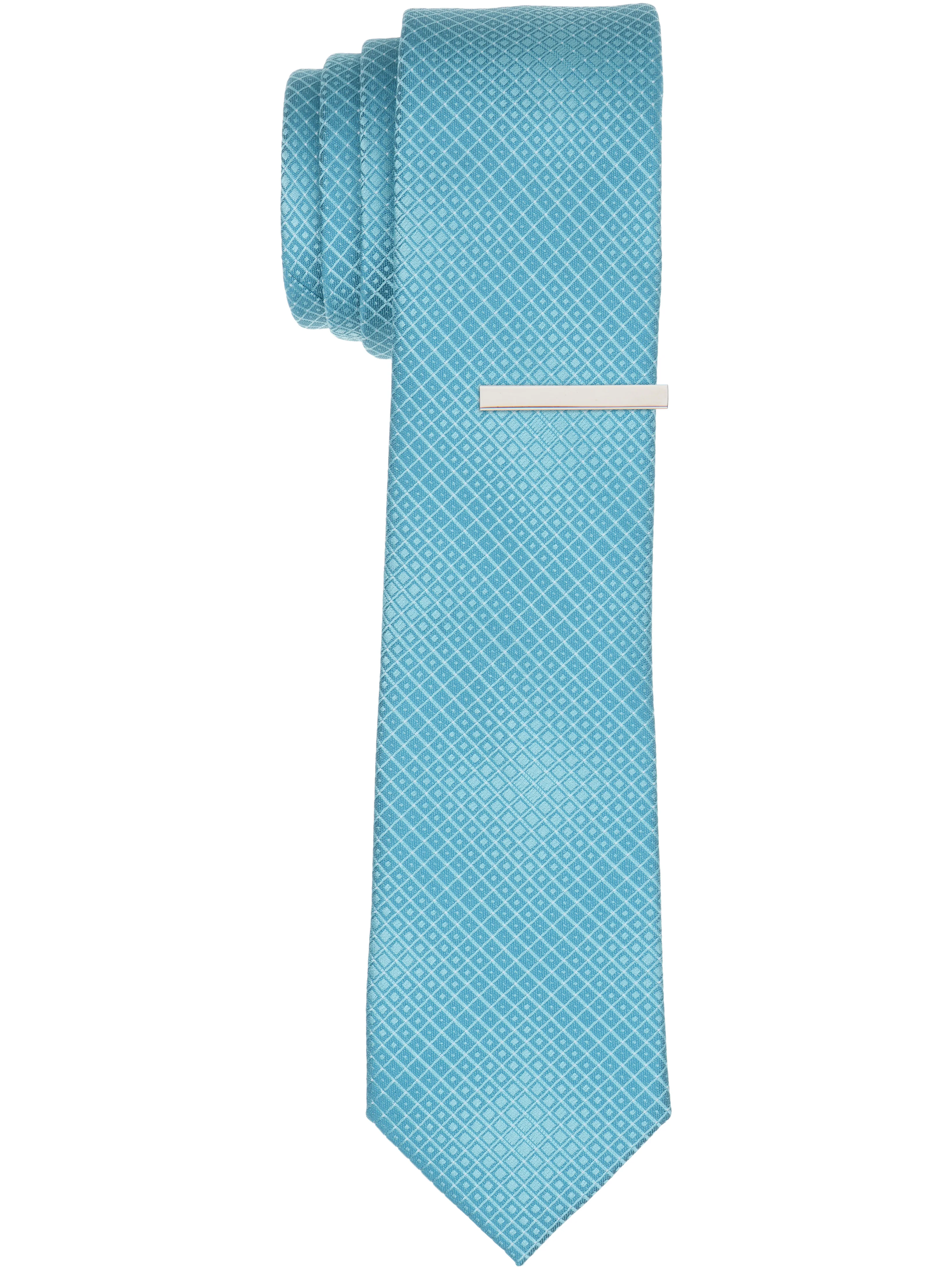 Solid Plain weave Slim Necktie - Image 4