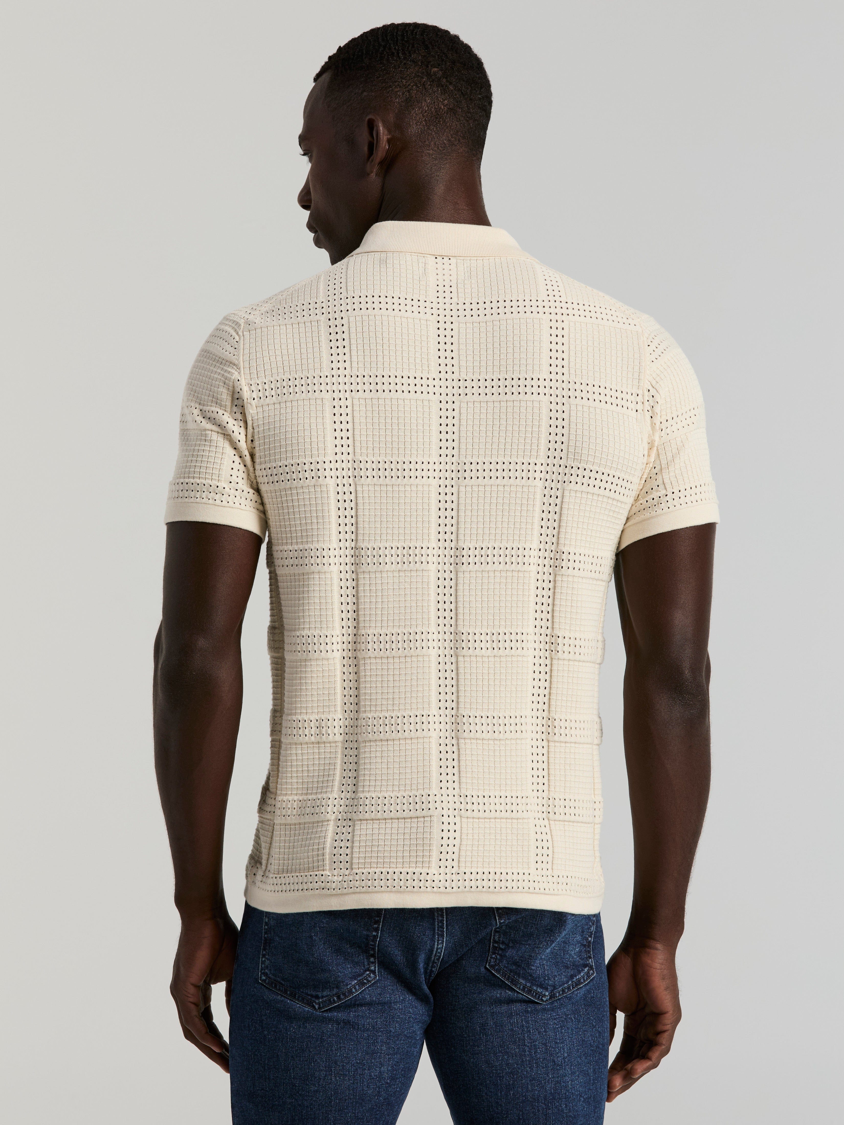 Jacquard Pattern Button Front Sweater - Image 3