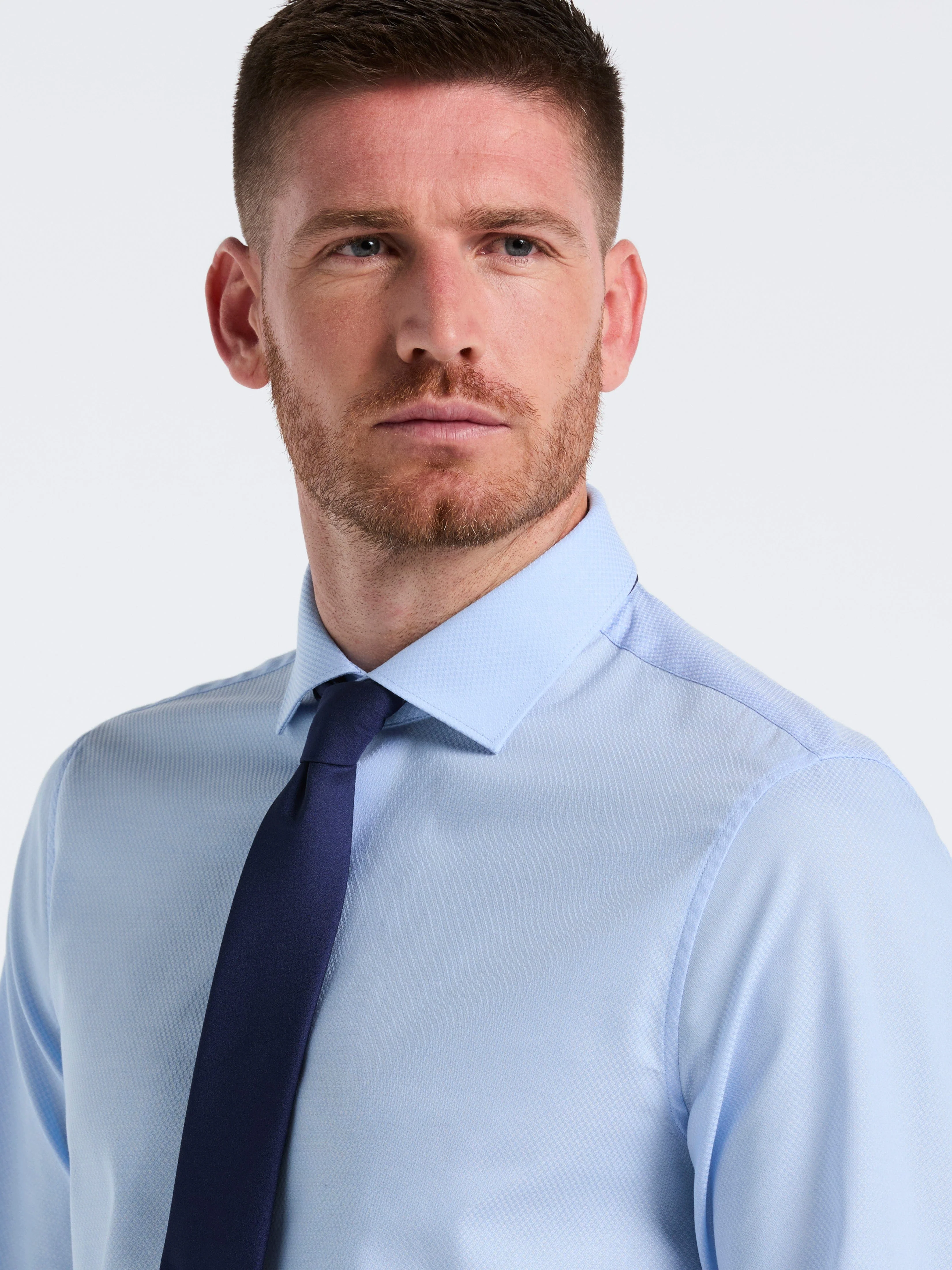Stretch Micro Geo Print Dress Shirt - Image 3