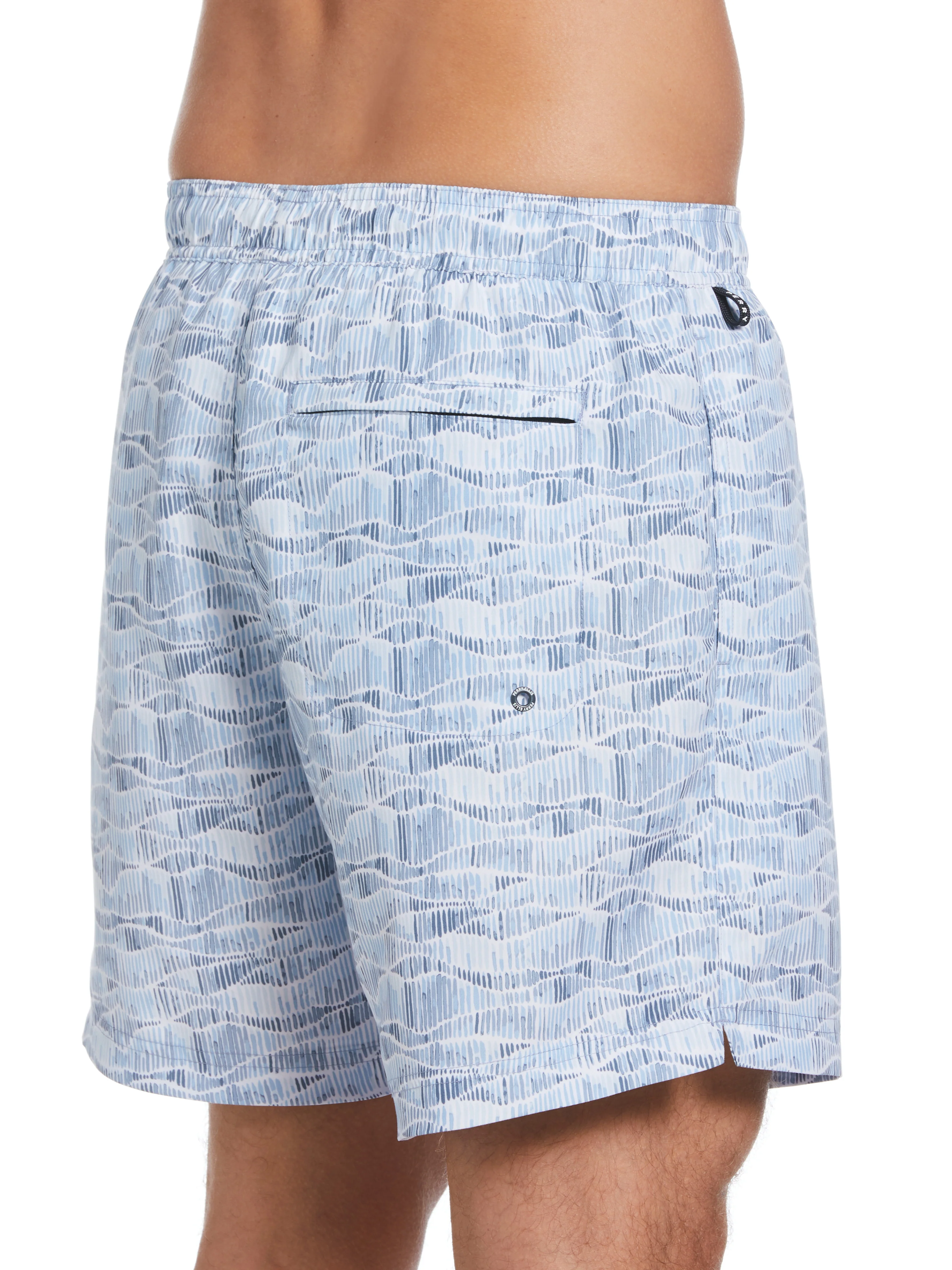 Striped Wave Swim Shorts - Image 2