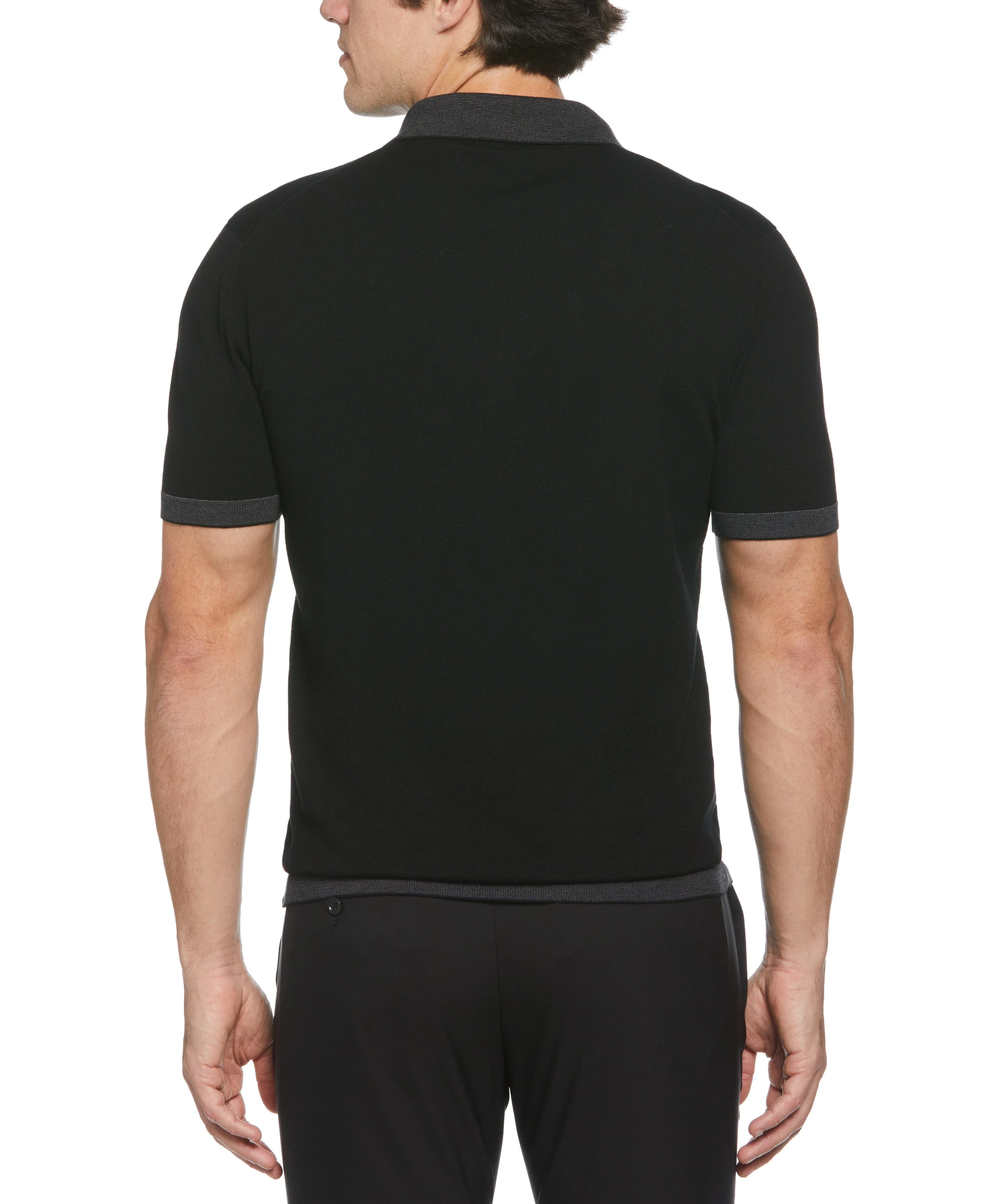 Tech Knit Contrast Sweater Polo - Image 2