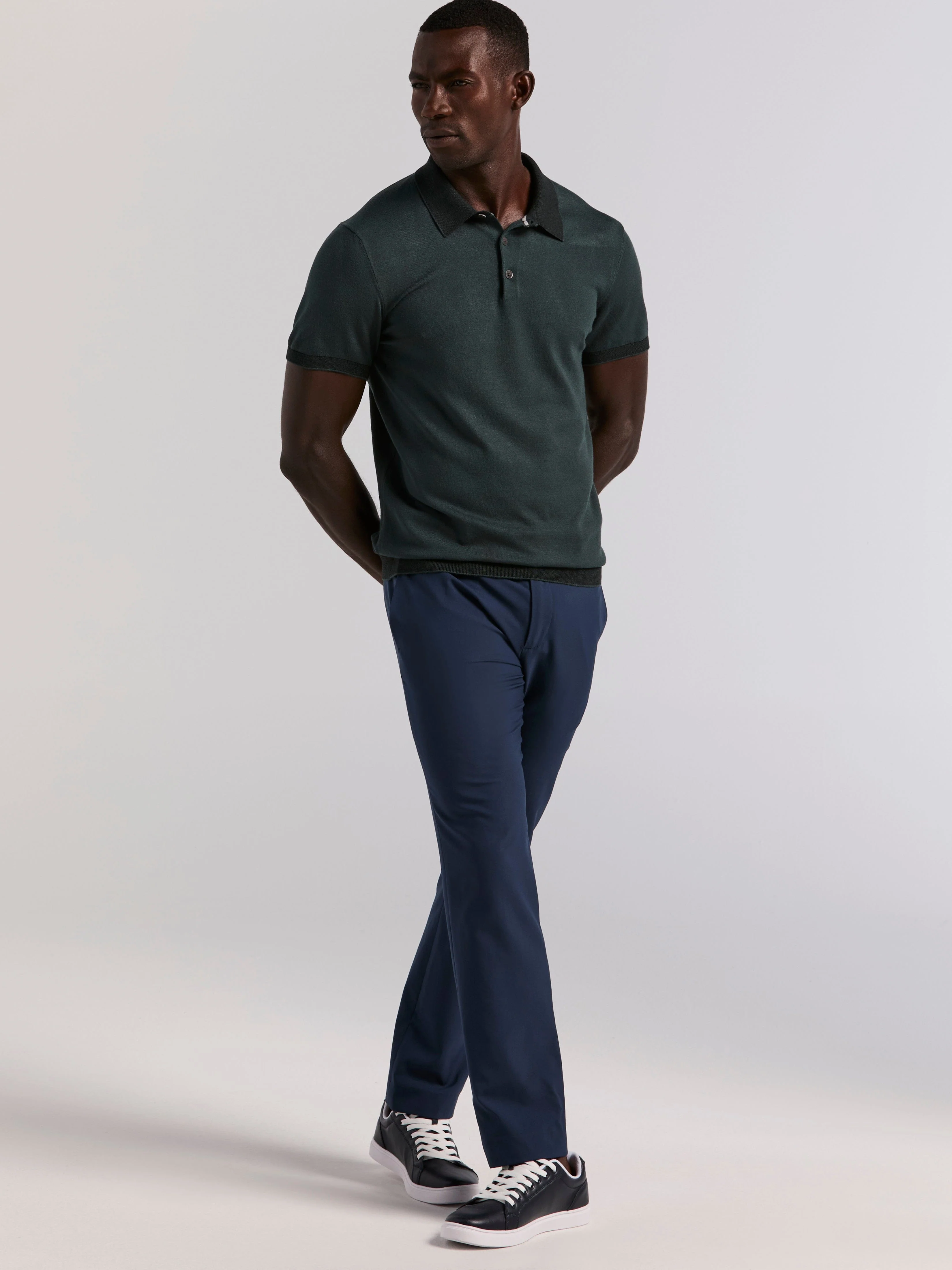 Tech Knit Contrast Sweater Polo - Image 5