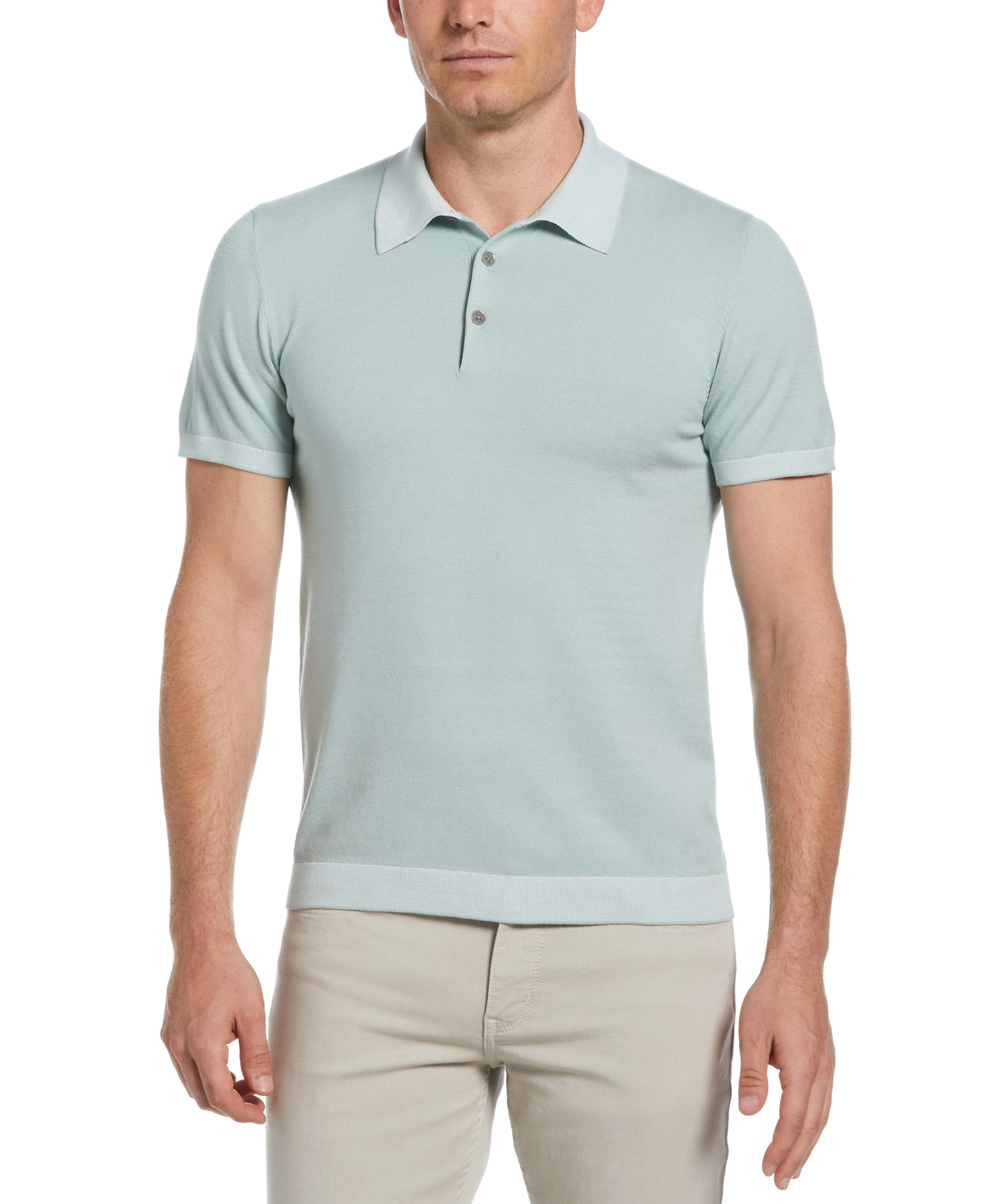 Tech Knit Contrast Sweater Polo