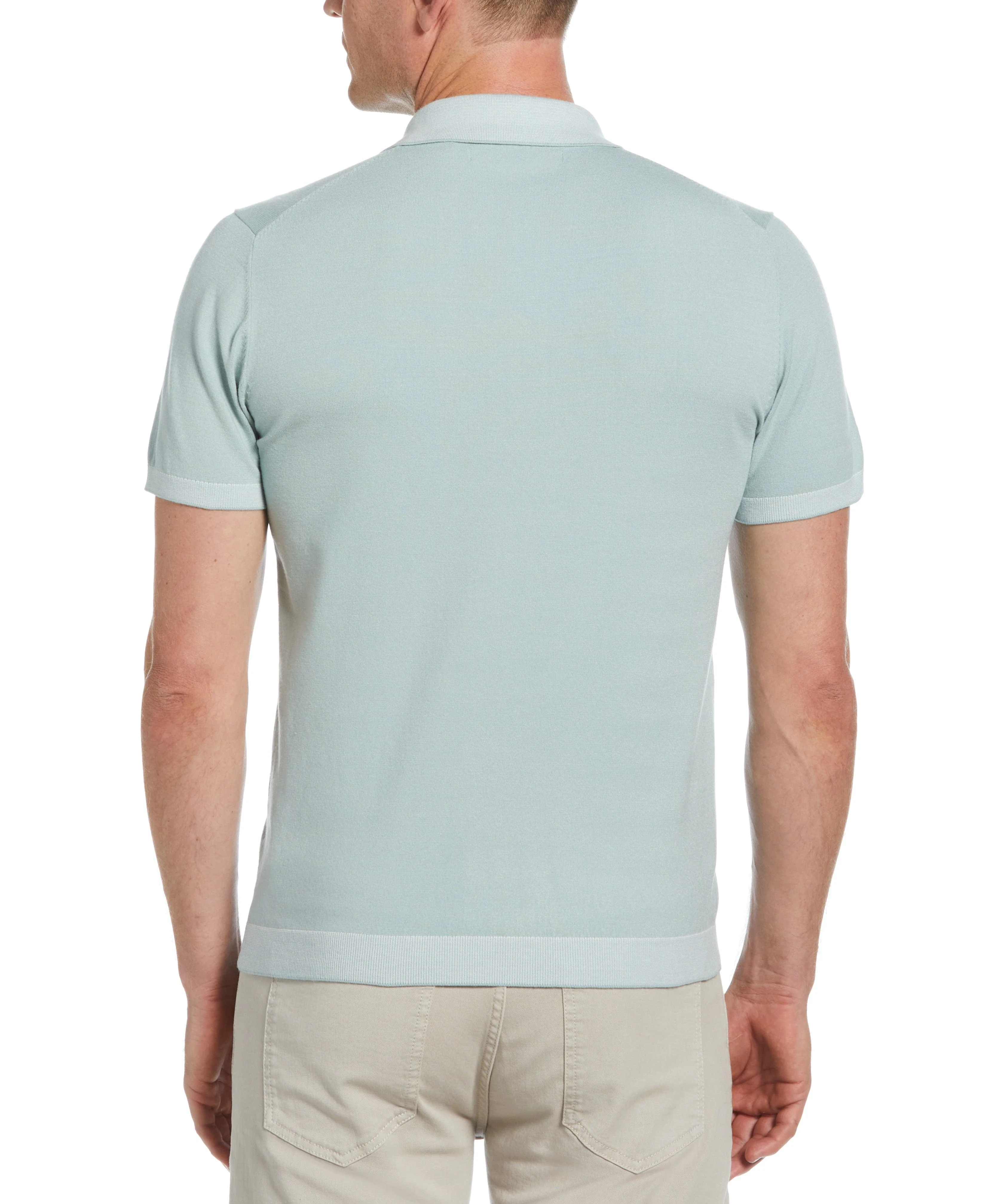 Tech Knit Contrast Sweater Polo - Image 2