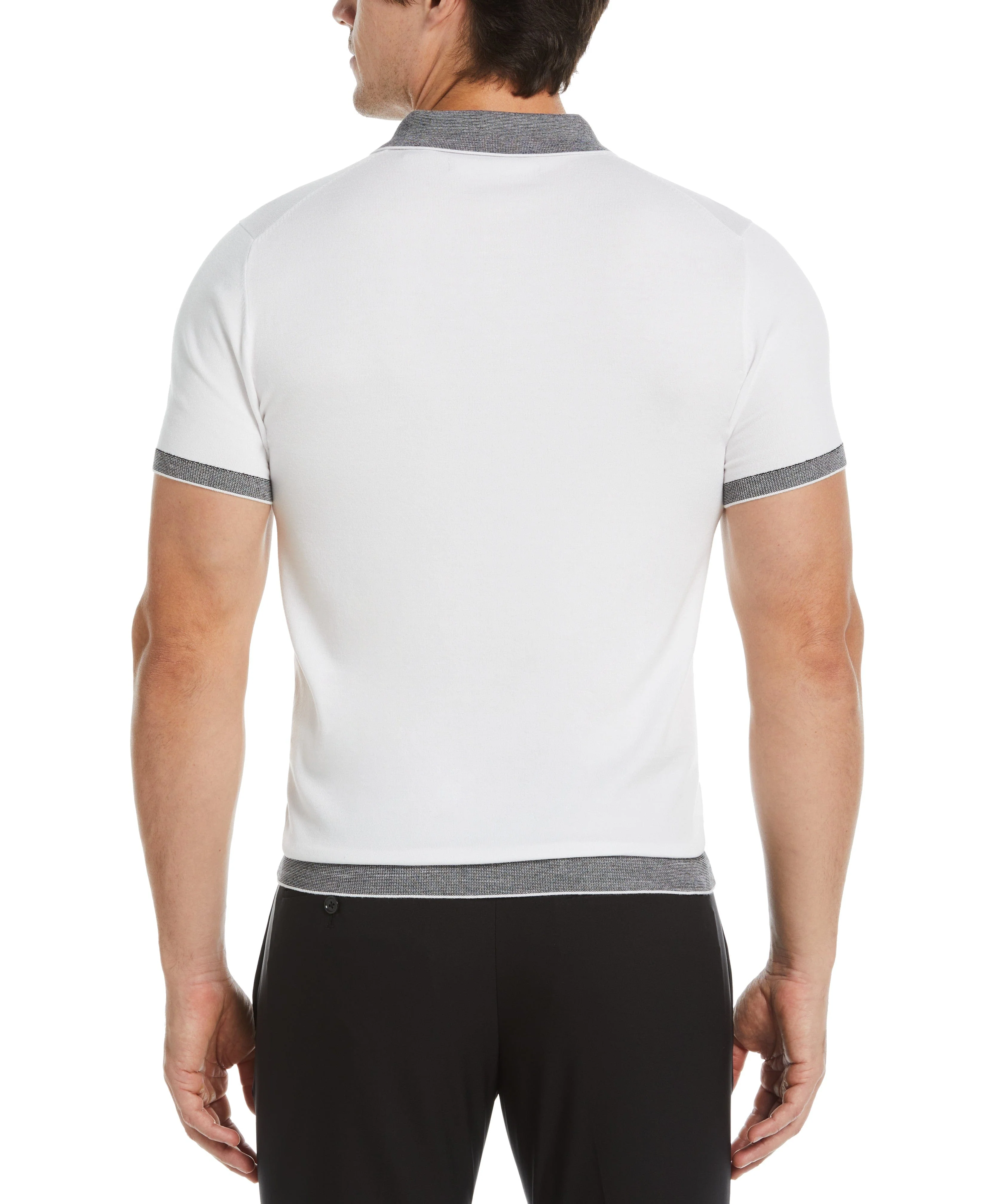 Tech Knit Contrast Sweater Polo - Image 2