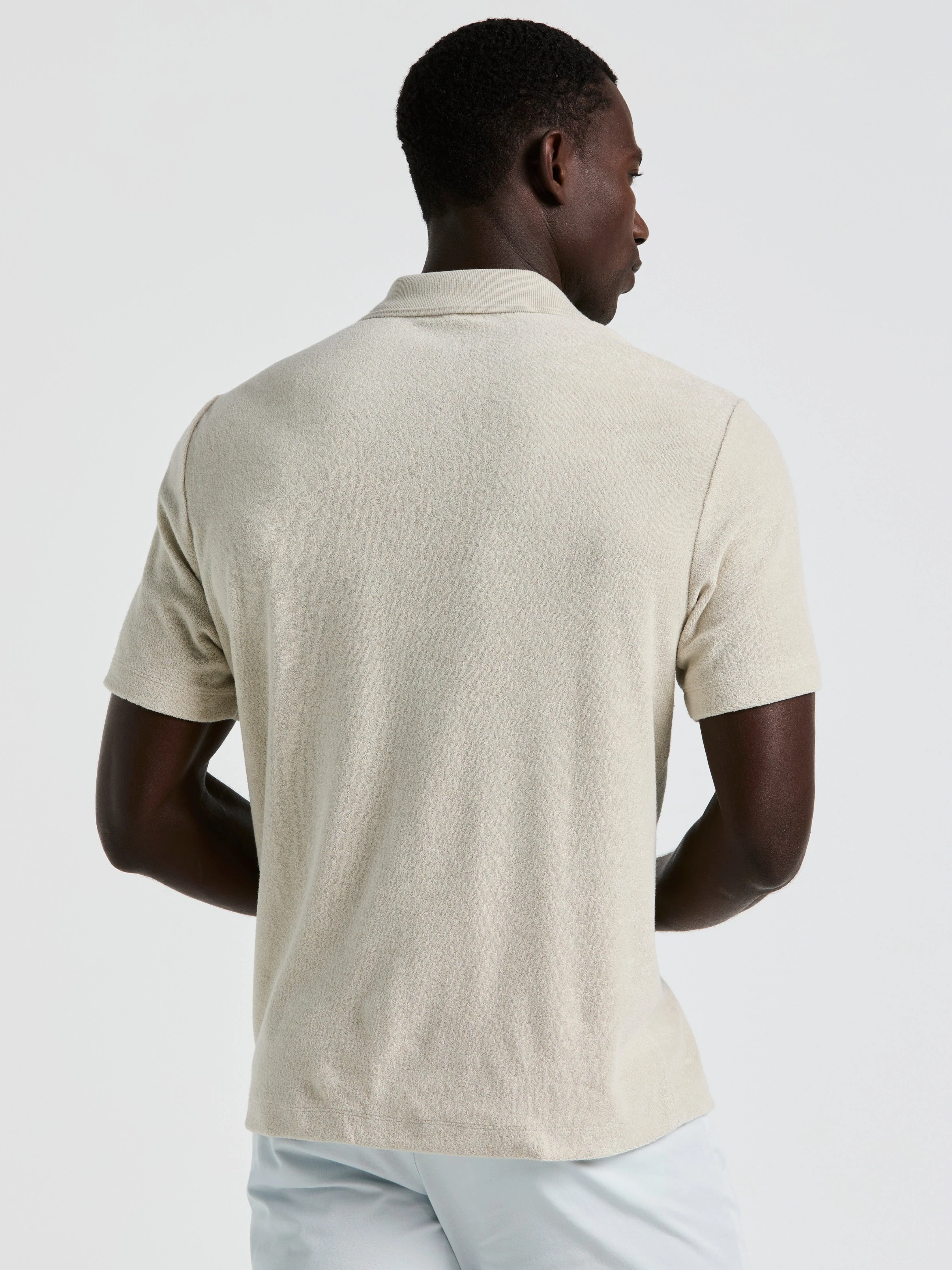 Terry Camp Collar Shirt - Image 4