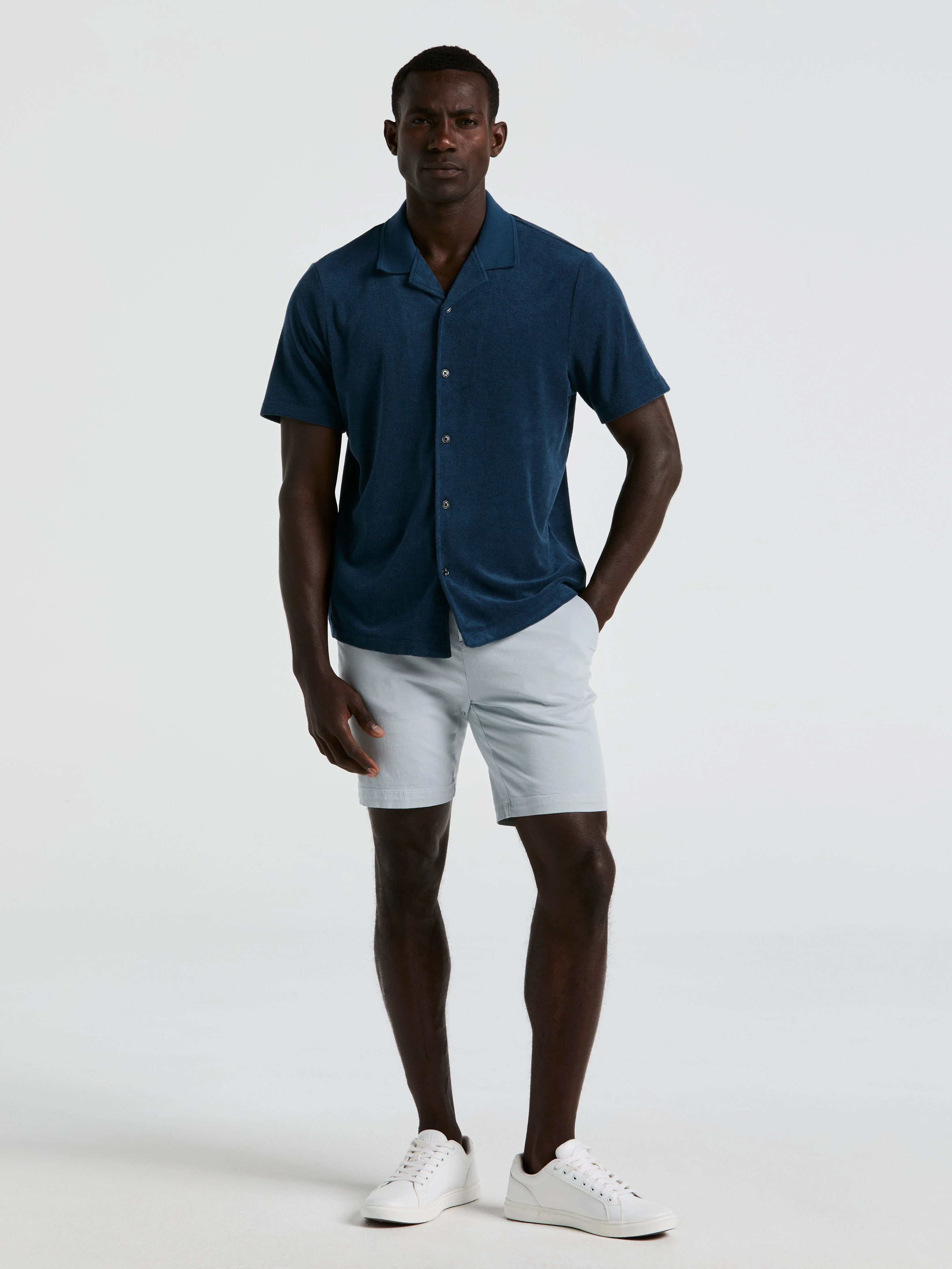 Terry Camp Collar Shirt - Image 2