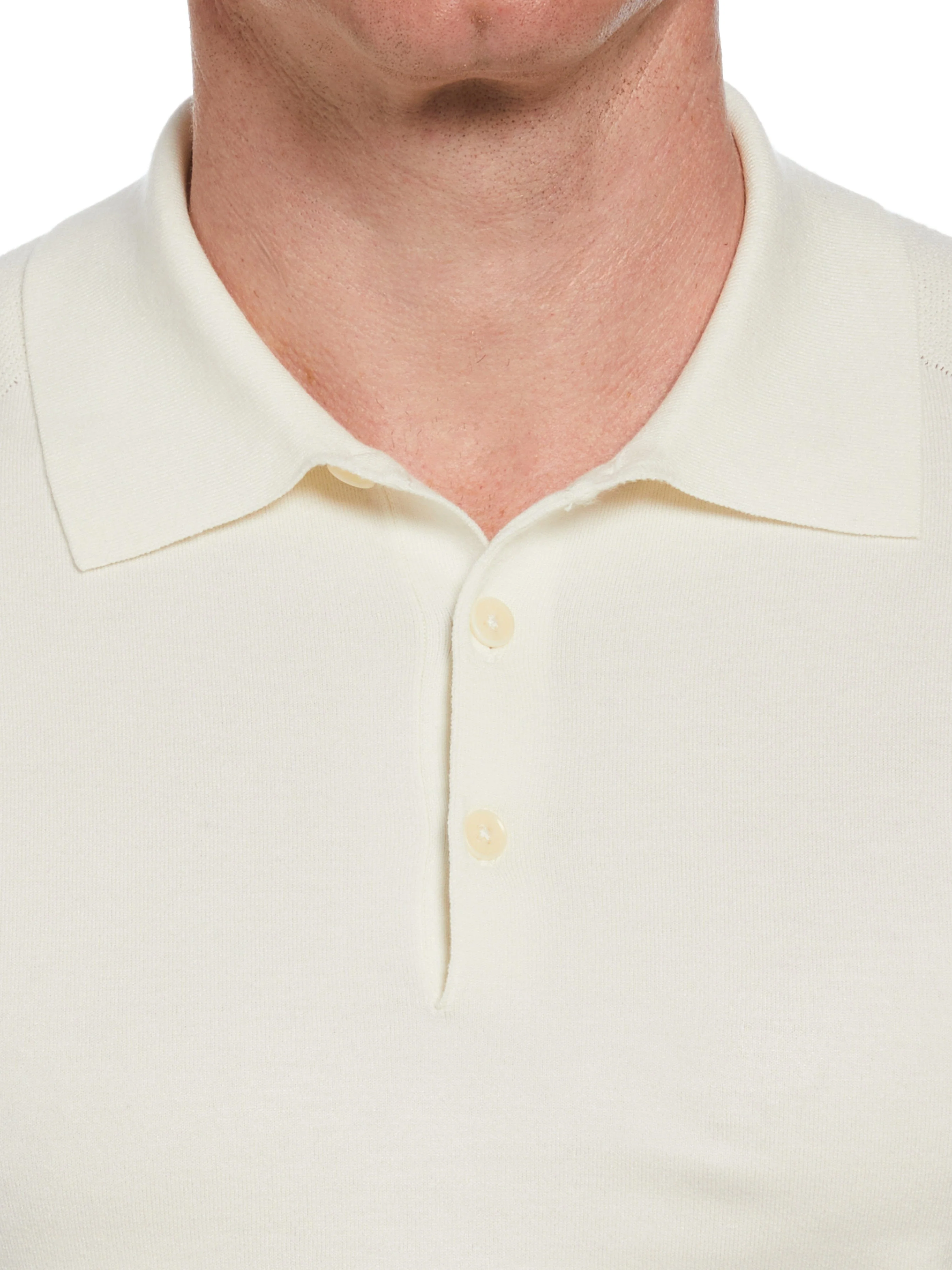 Solid Tech Knit Texture Polo - Image 6