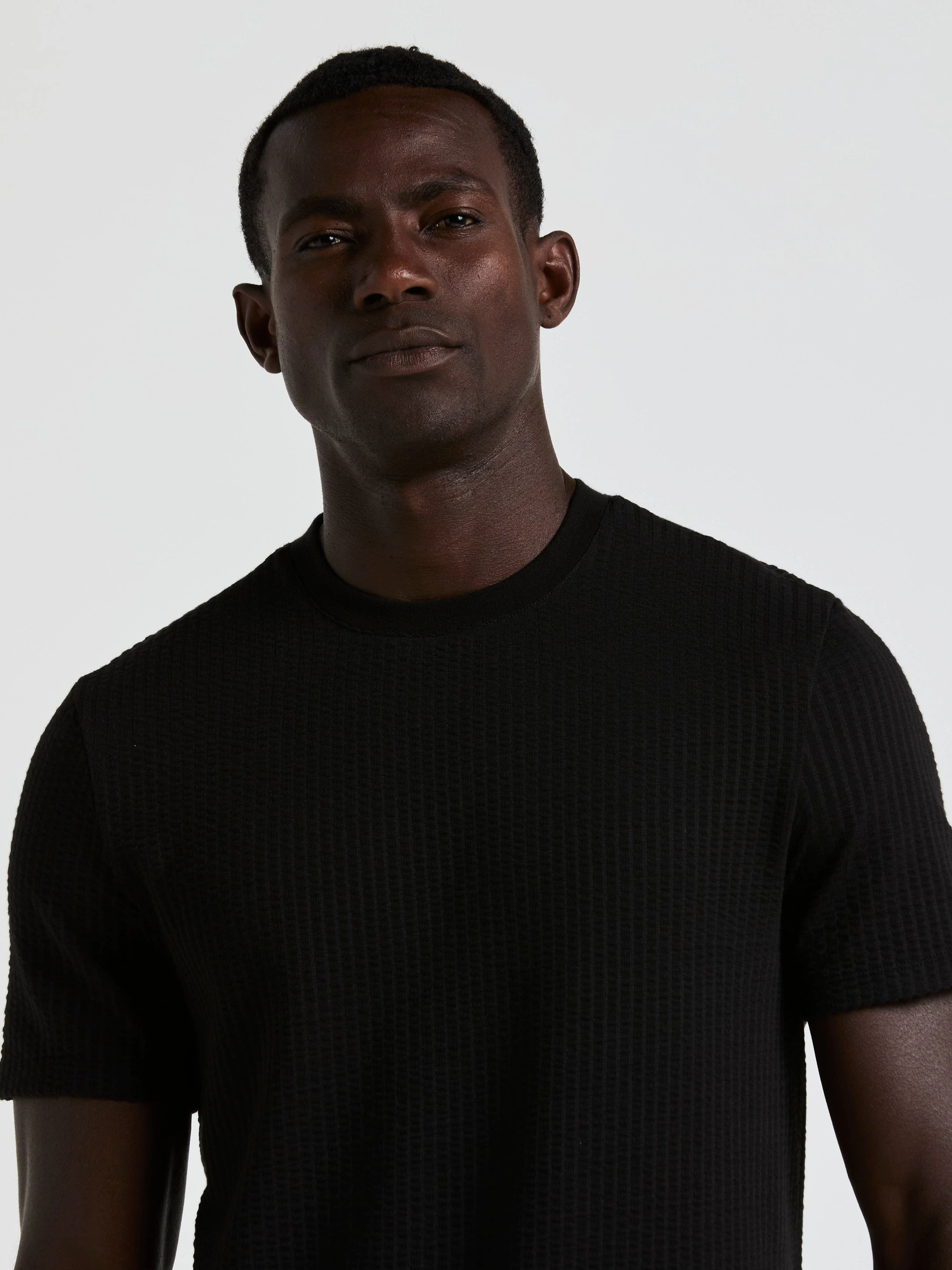 Textured Crew Tee - Image 3