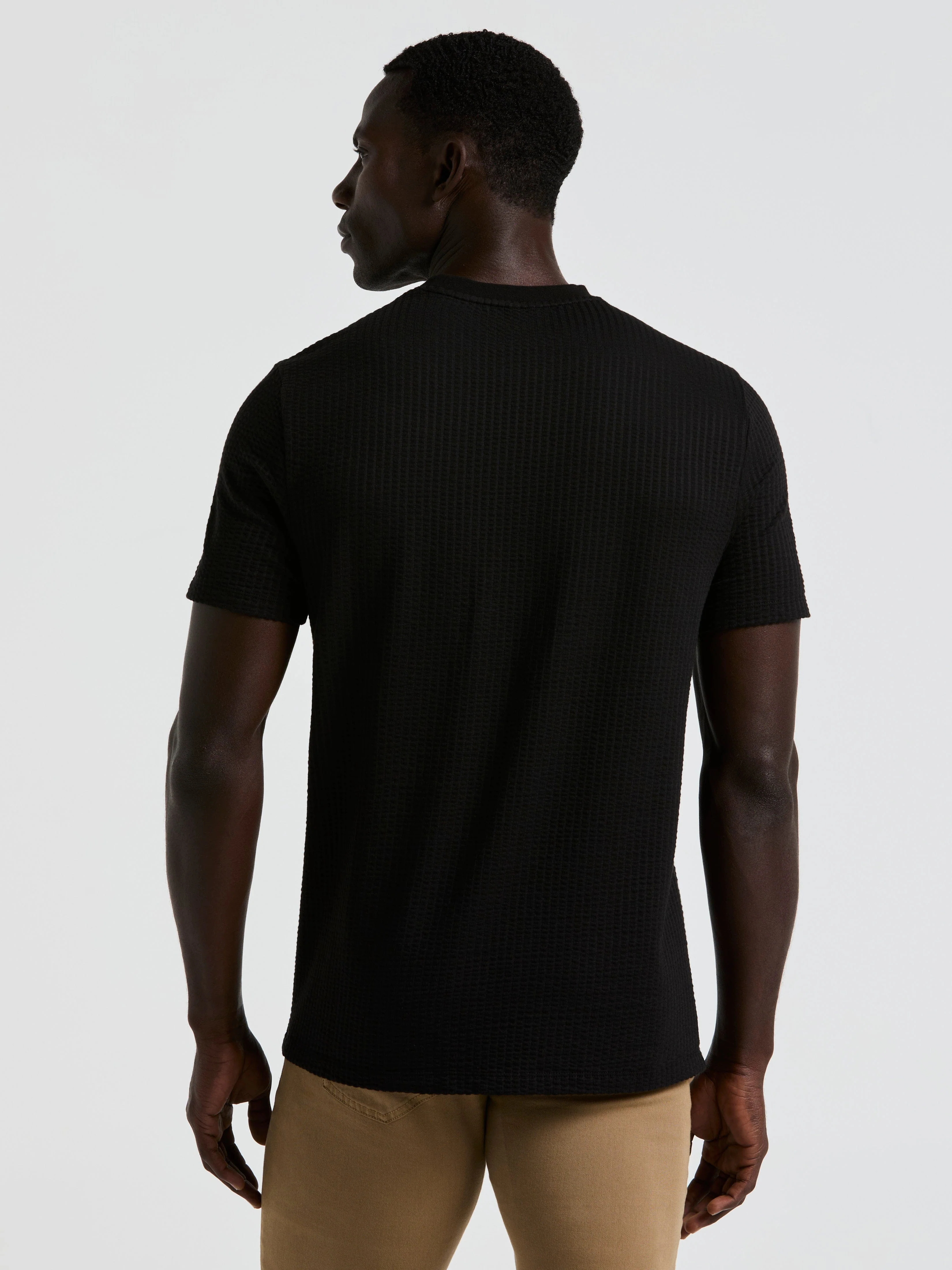 Textured Crew Tee - Image 4
