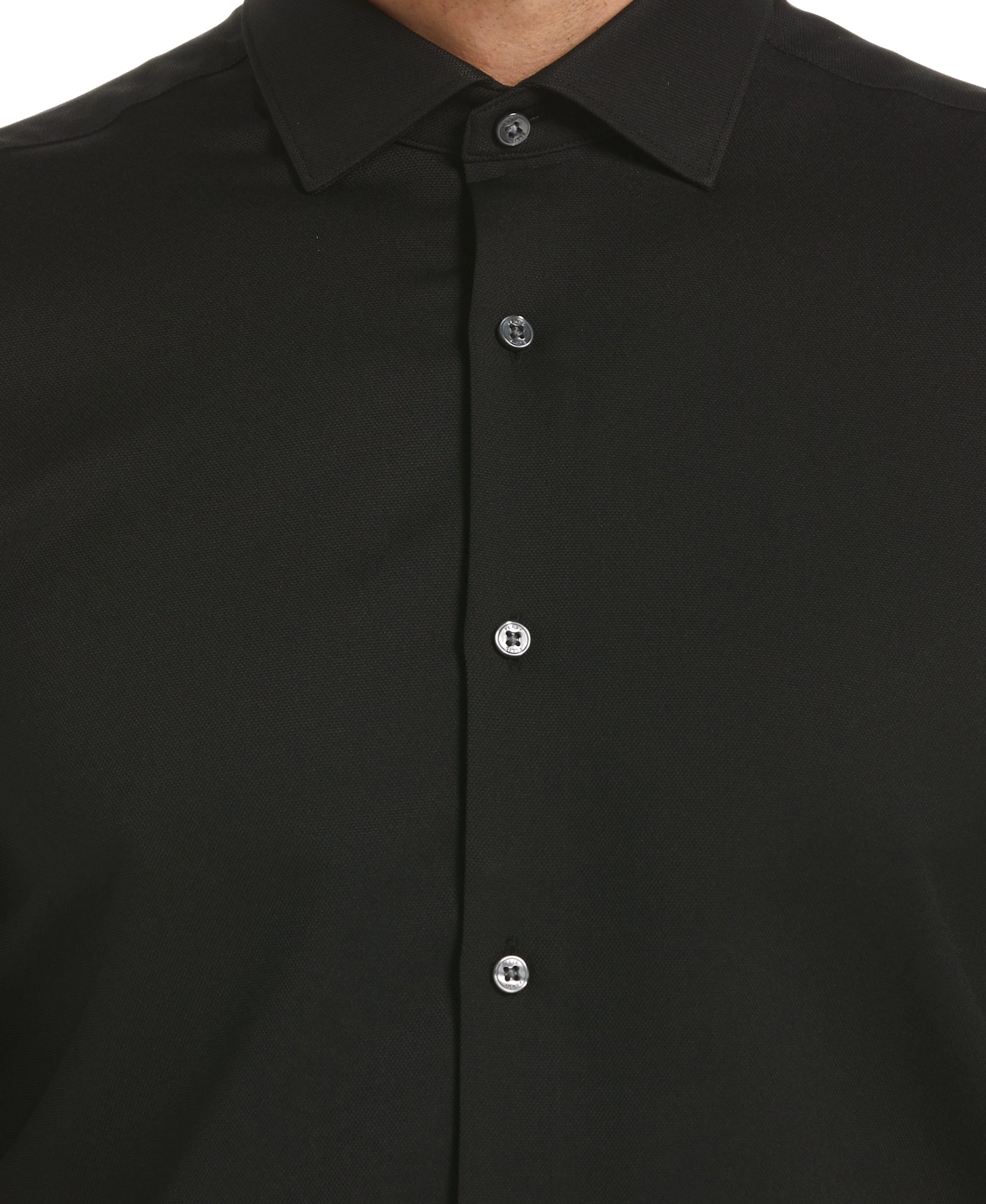 Slim Fit Tech Textured Dobby Dress Shirt - Image 3