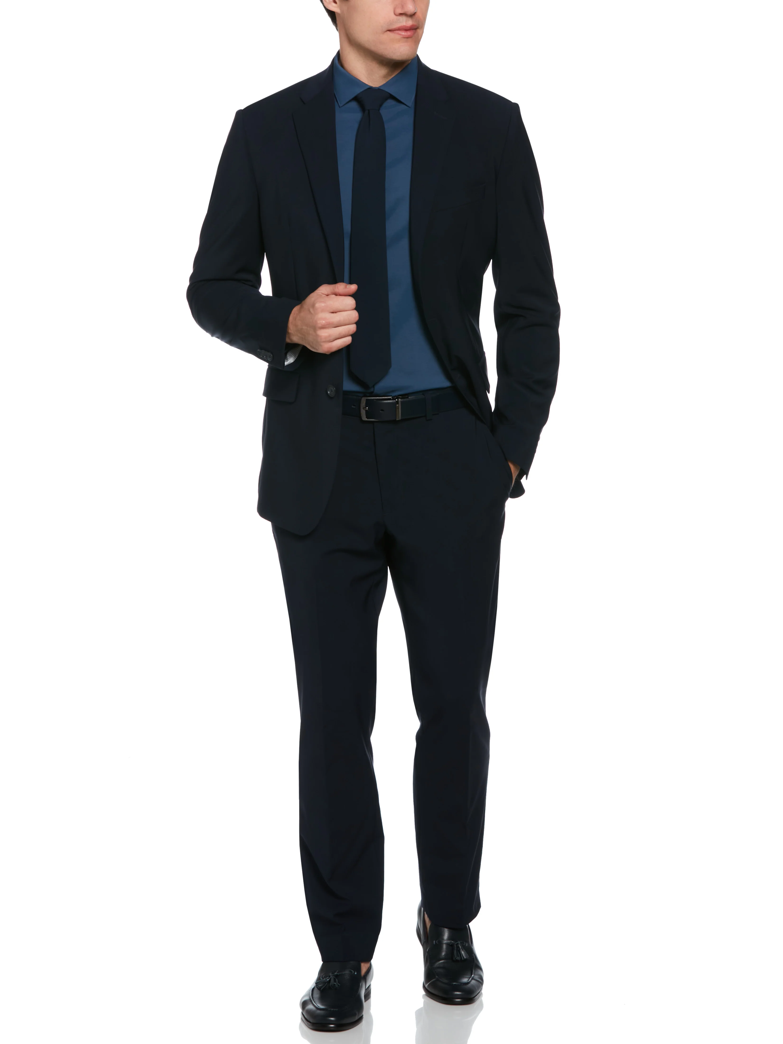 Slim Fit Textured Suit Jacket - Image 5