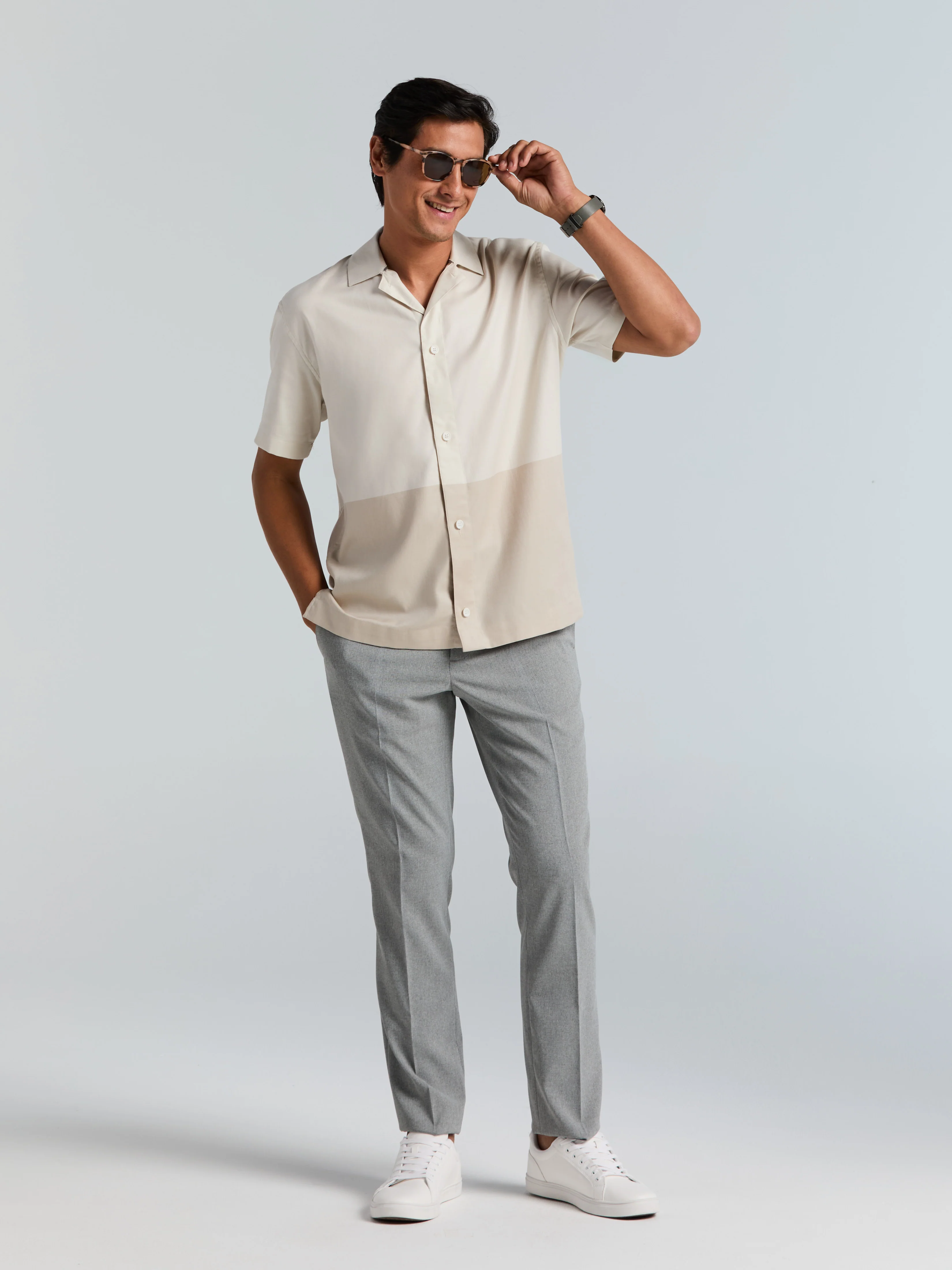 Tonal Colorblock Shirt - Image 4