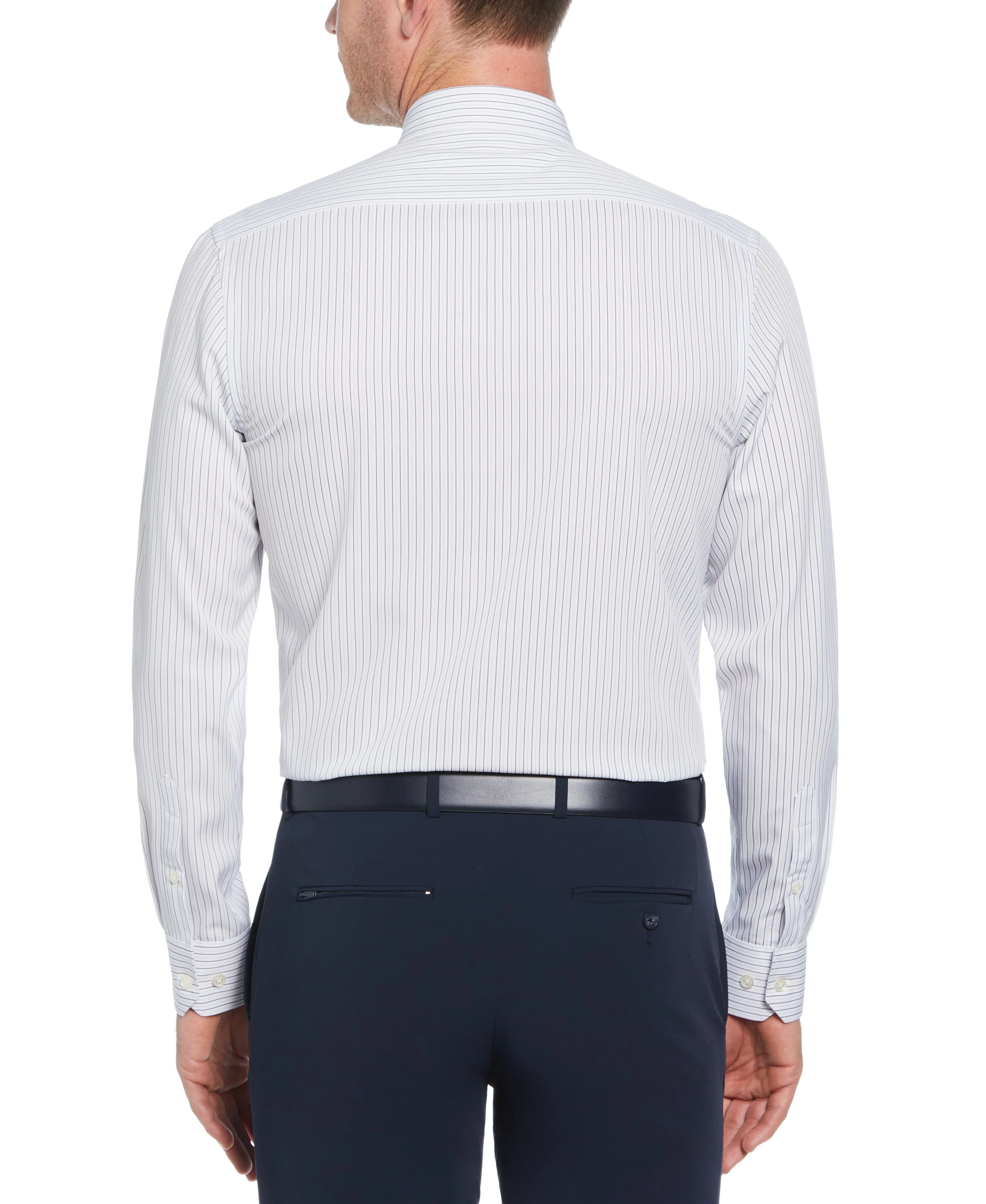 Total Stretch Bi-Color Pinstripe Shirt - Image 2