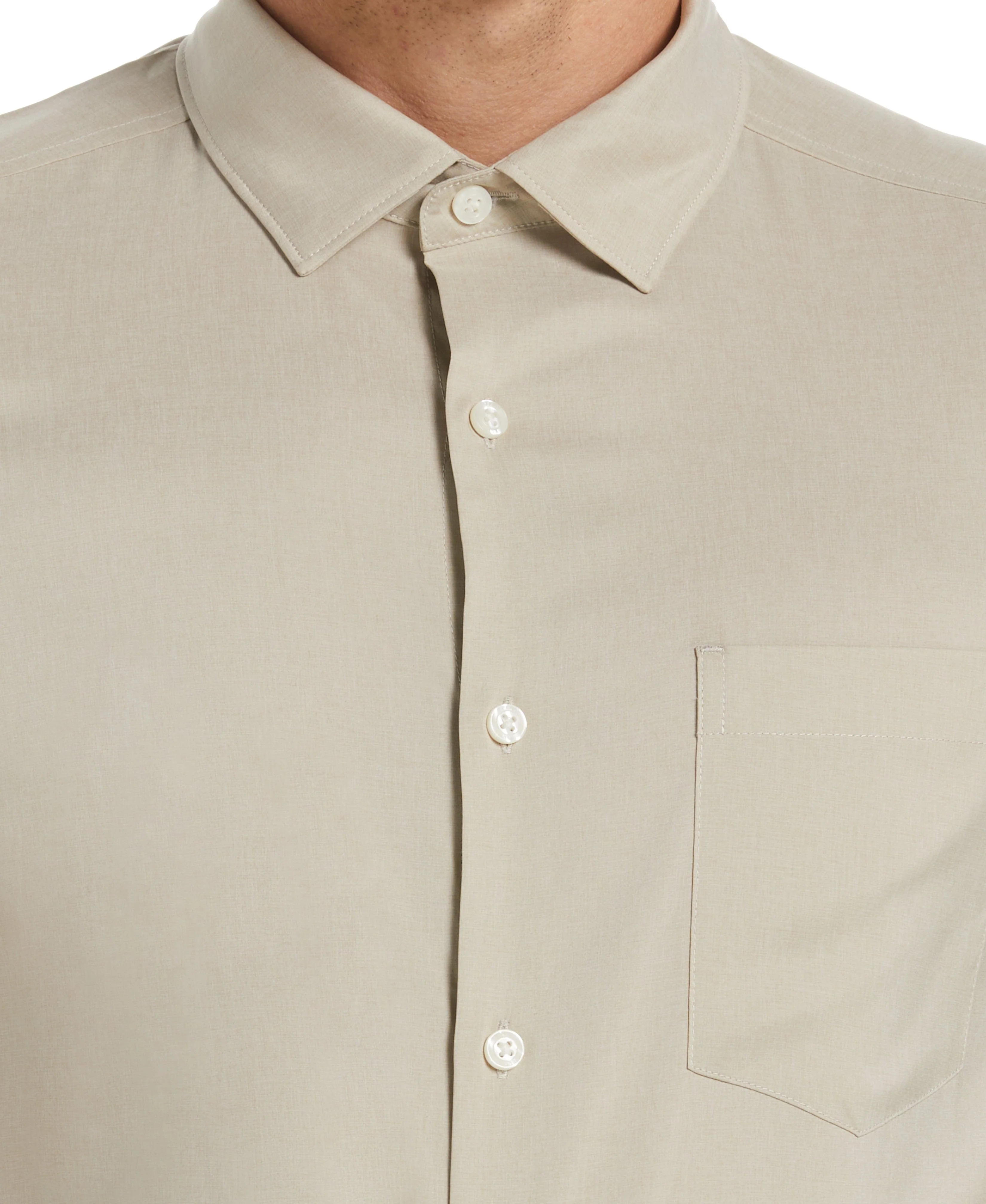 Big & Tall Total Stretch Heather Shirt - Image 2