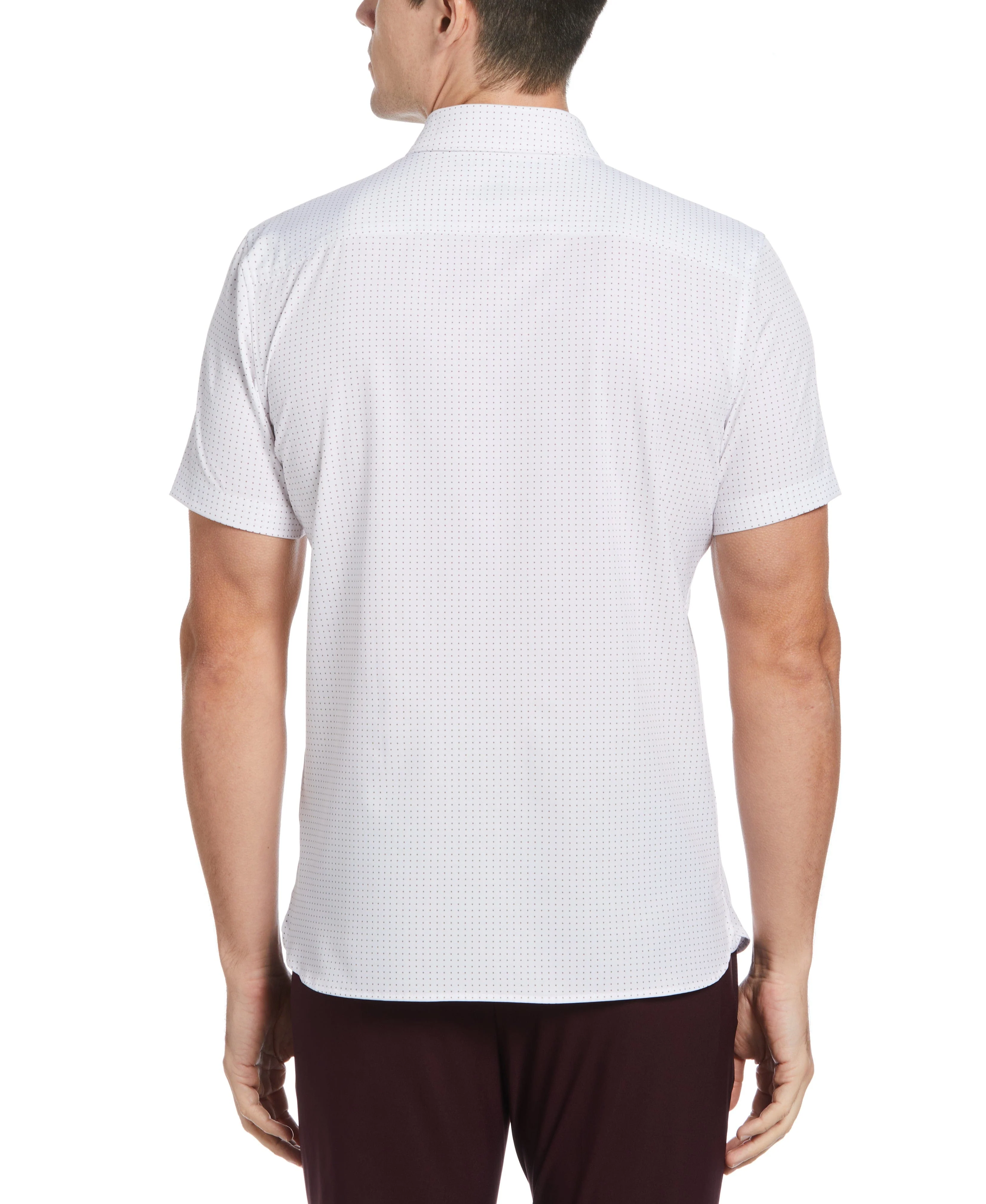Total Stretch Slim Fit Dot Print Shirt - Image 2