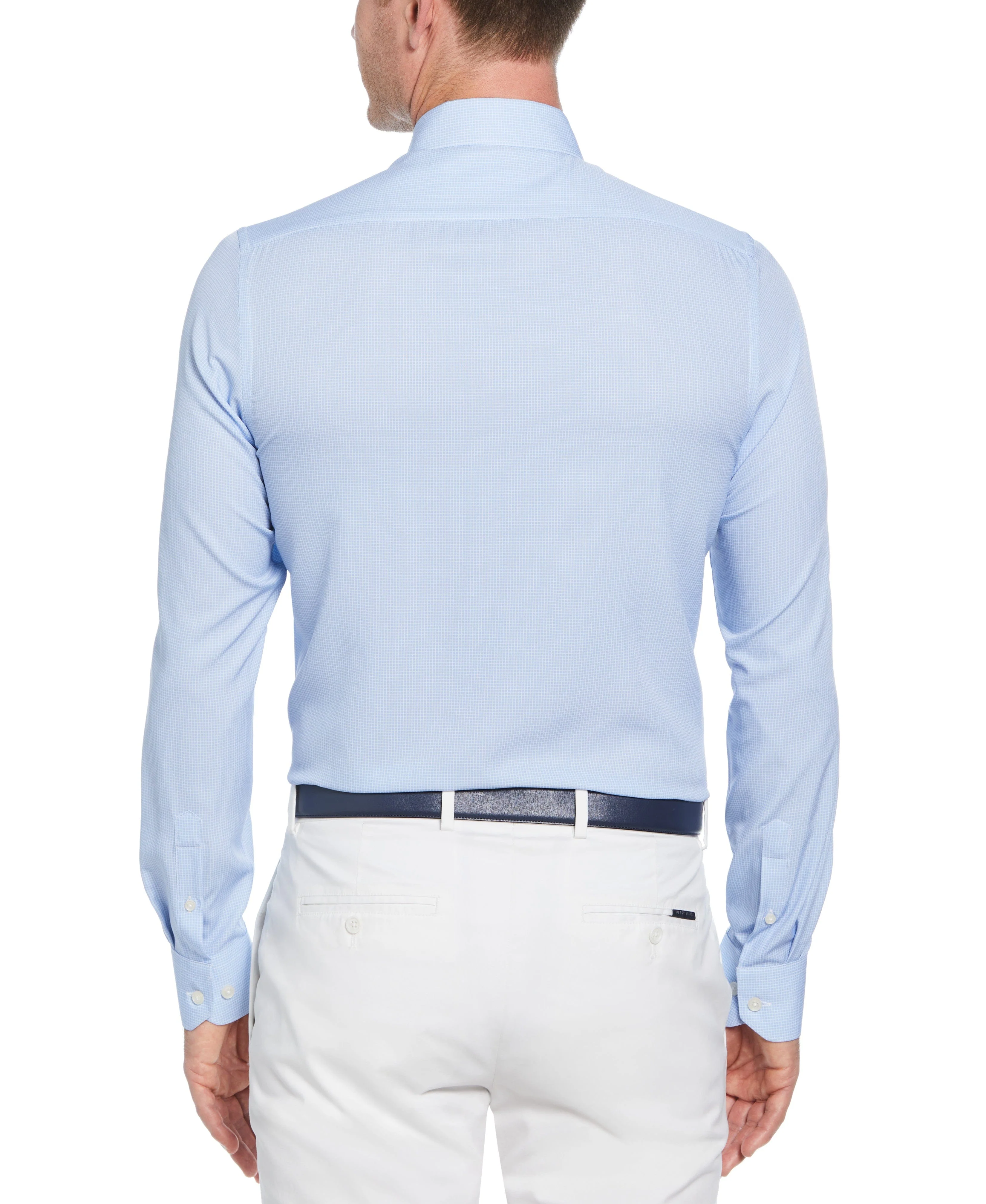Total Stretch Micro Check Print Shirt - Image 2