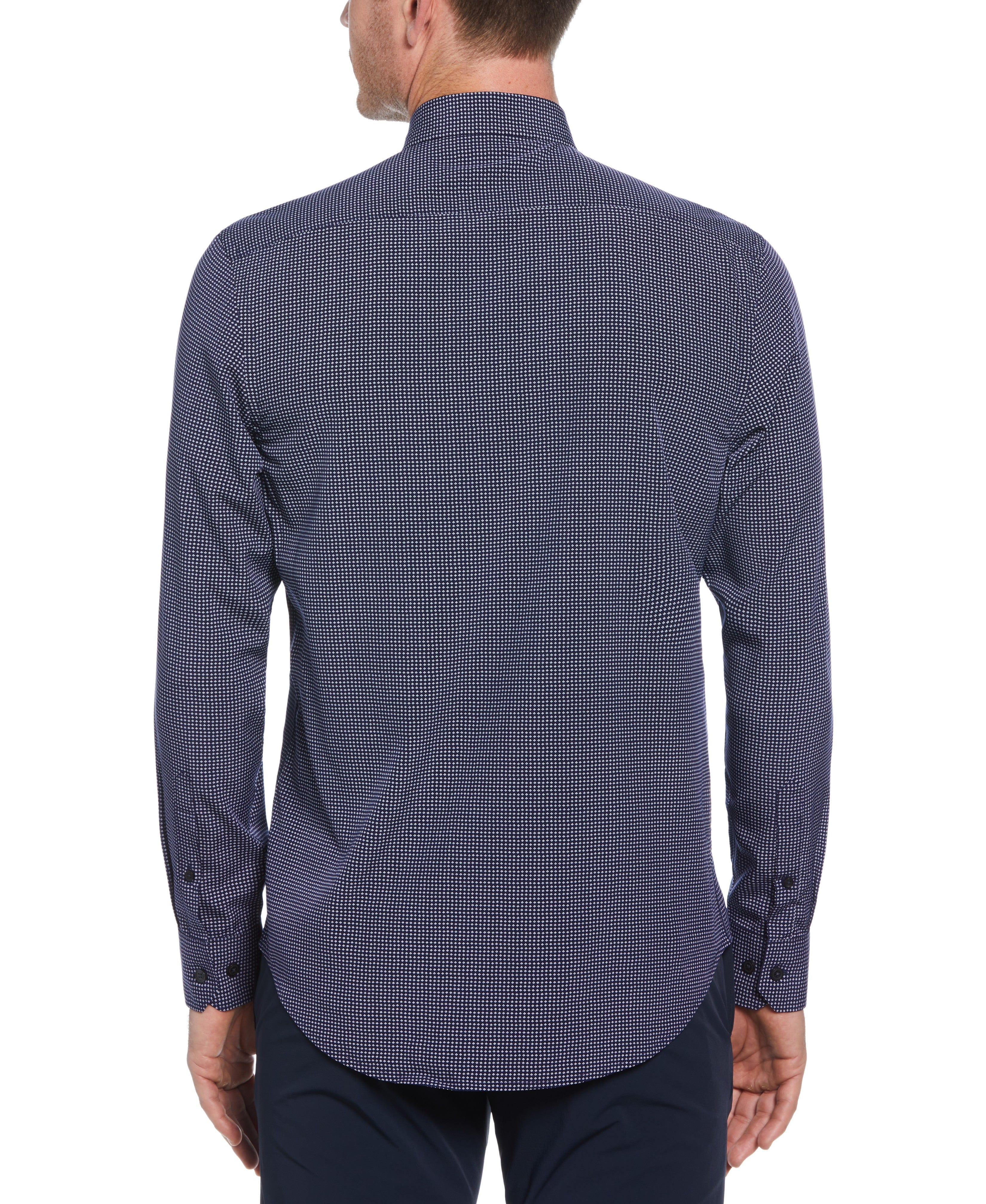 Slim Fit Total Stretch Micro Flower Shirt - Image 2