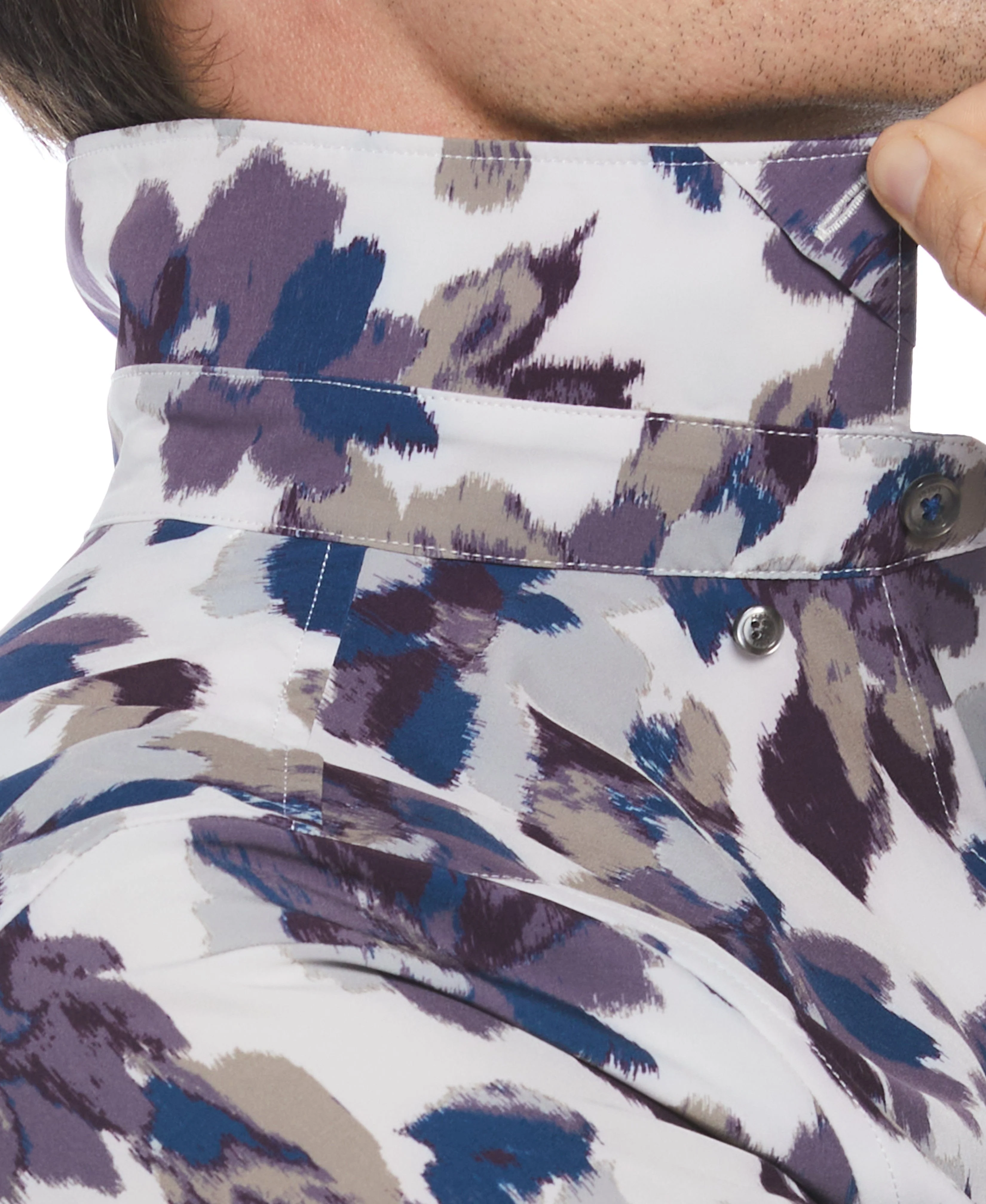 Total Stretch Floral Print Shirt - Image 3