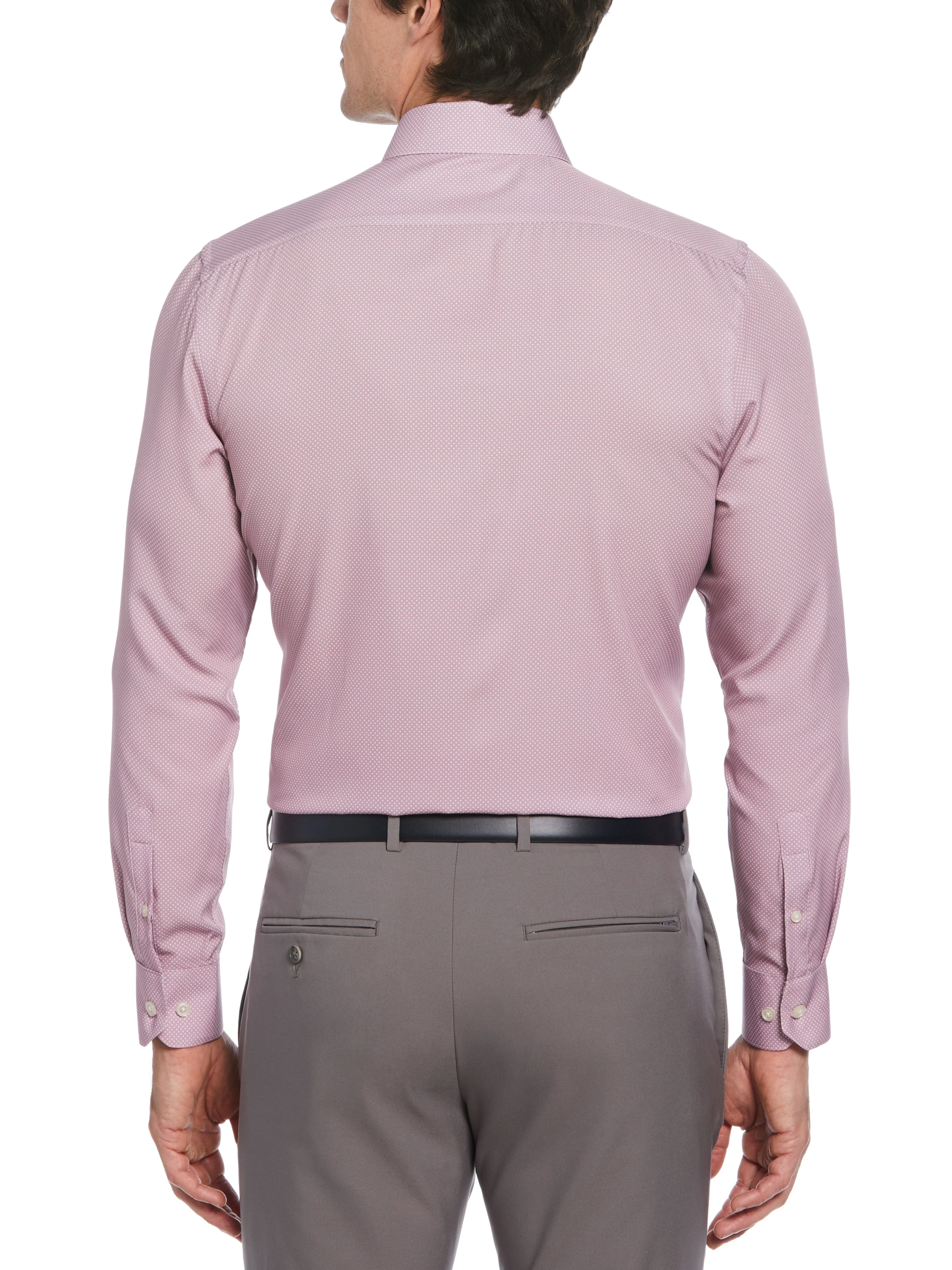 Slim Fit Total Stretch Dot Dress Shirt - Image 2