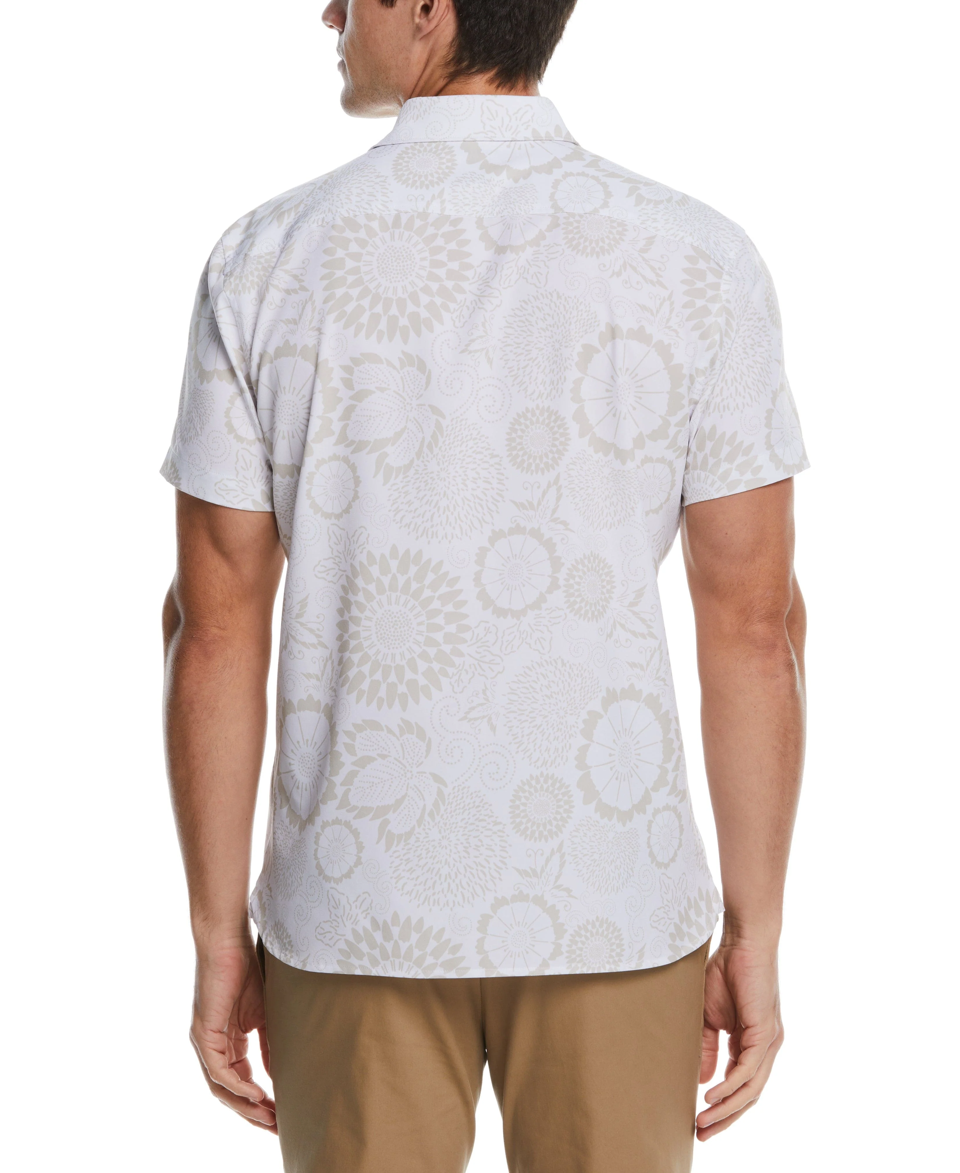 Total Stretch Tonal Floral Print Shirt - Image 2
