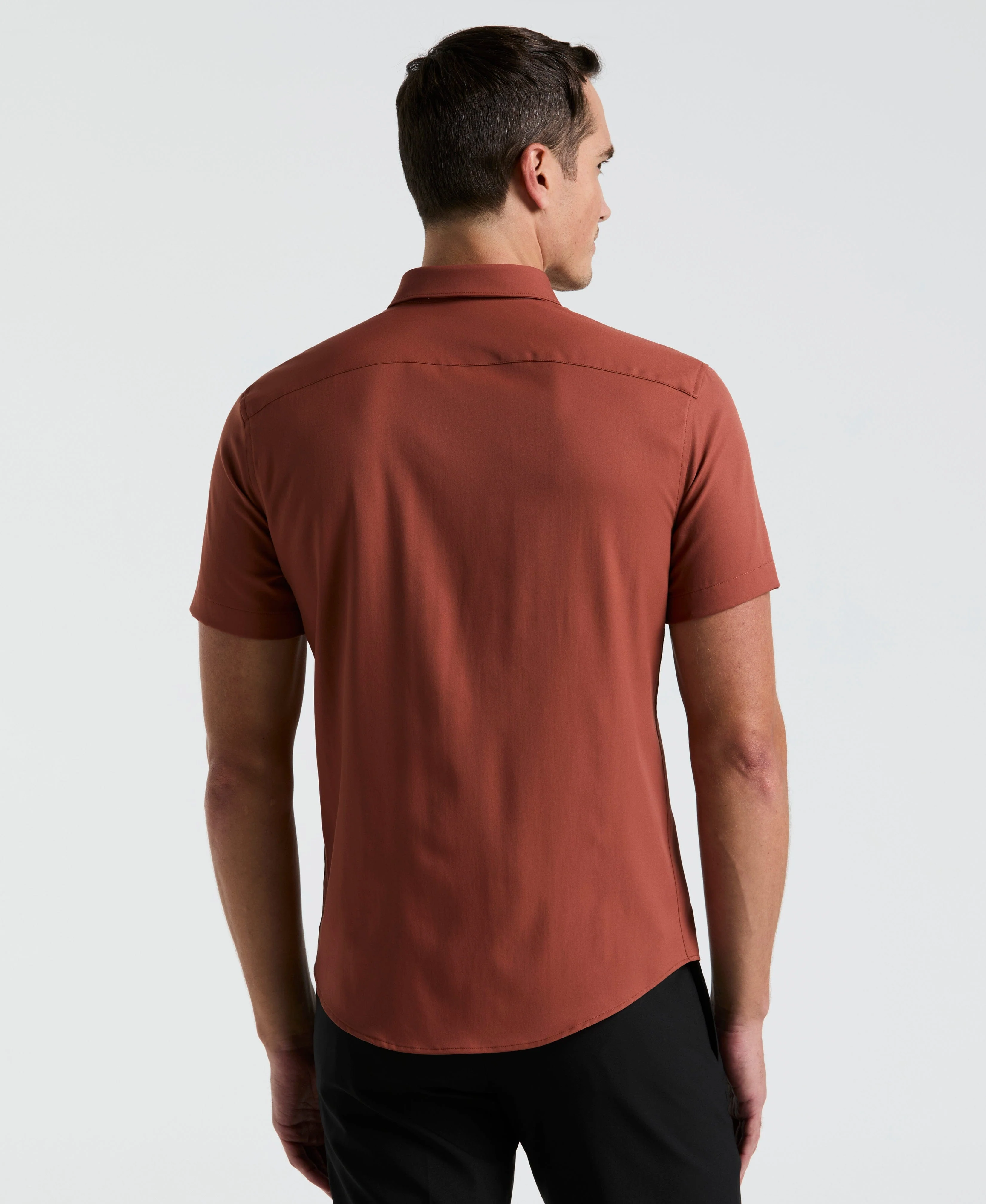 Slim Fit Total Stretch Solid Shirt - Image 2