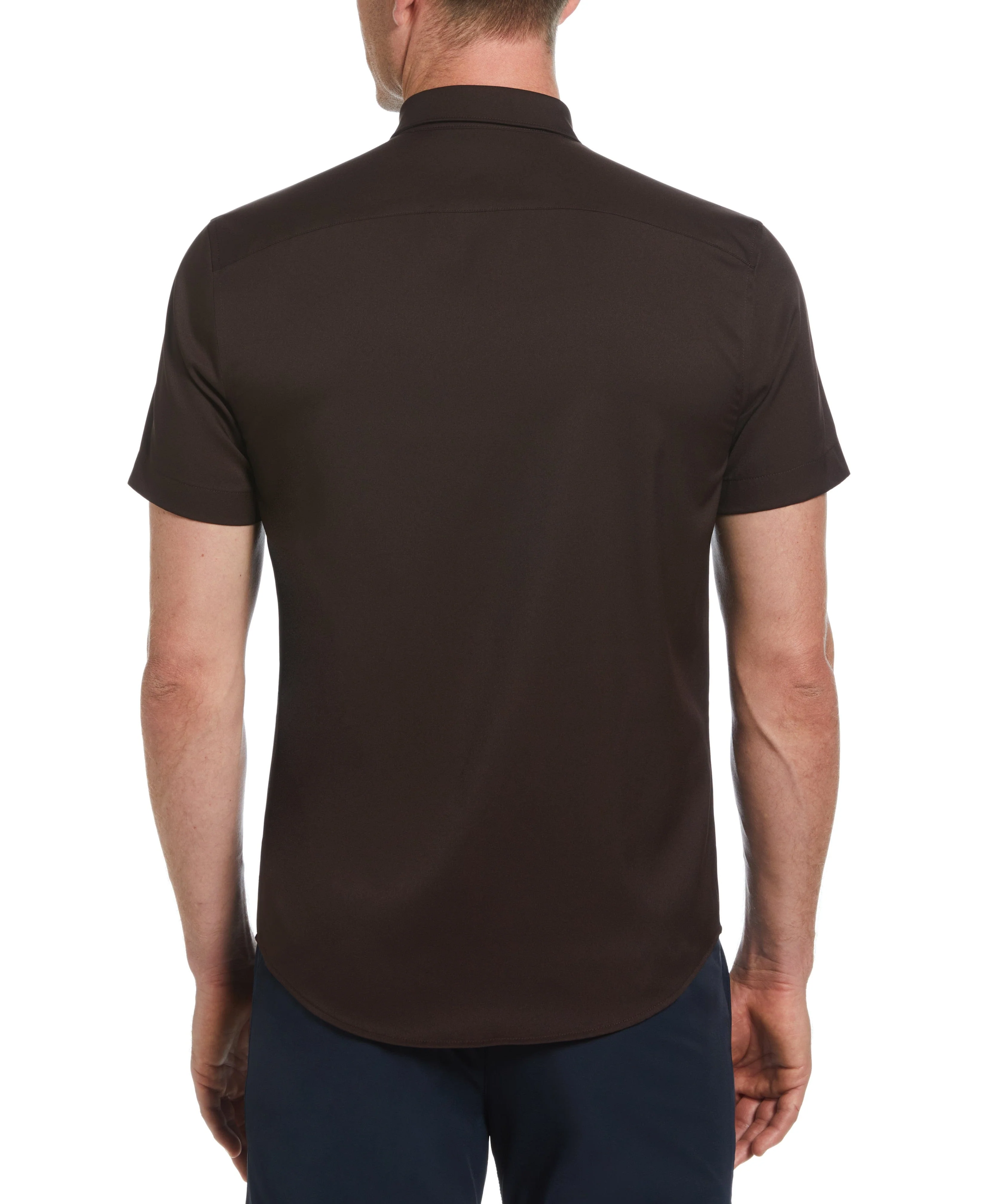 Slim Fit Total Stretch Solid Shirt - Image 2