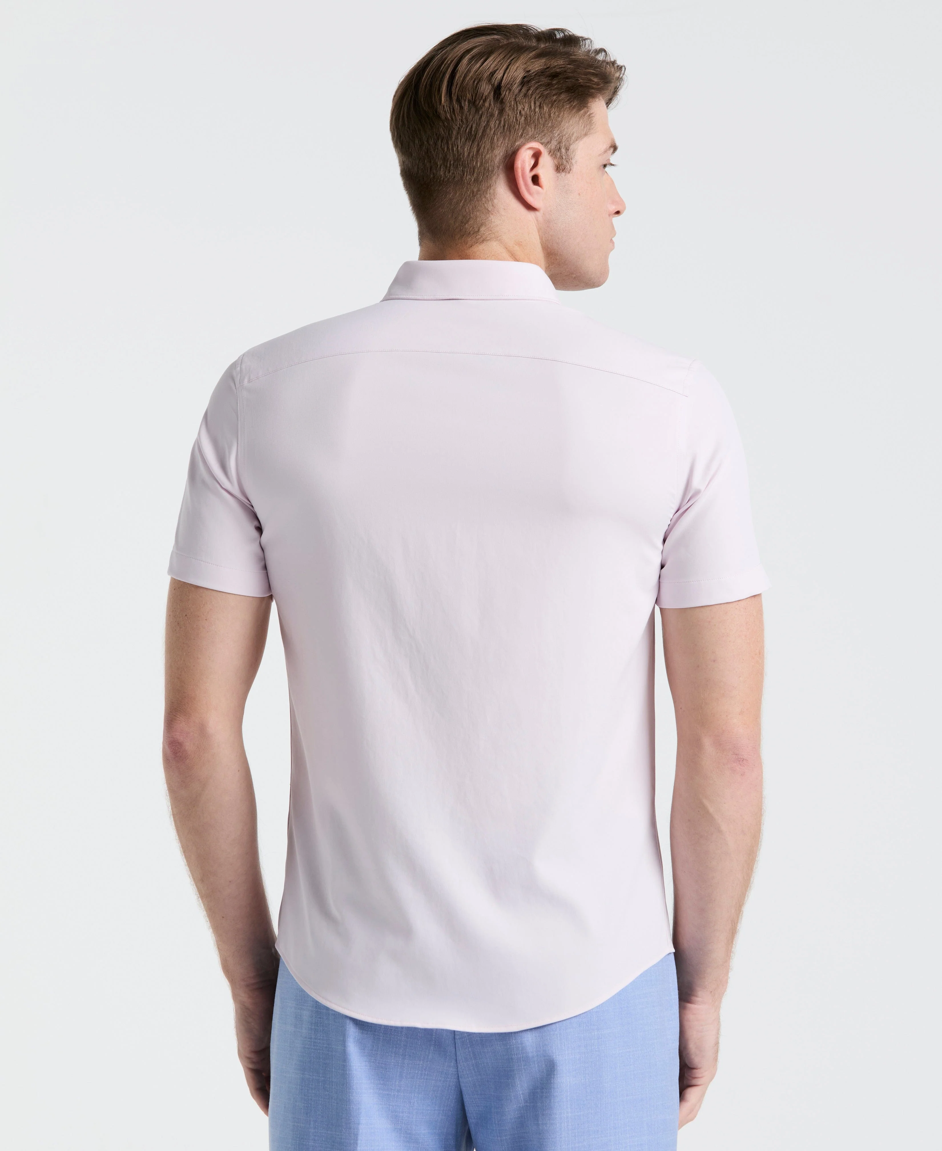 Slim Fit Total Stretch Solid Shirt - Image 2