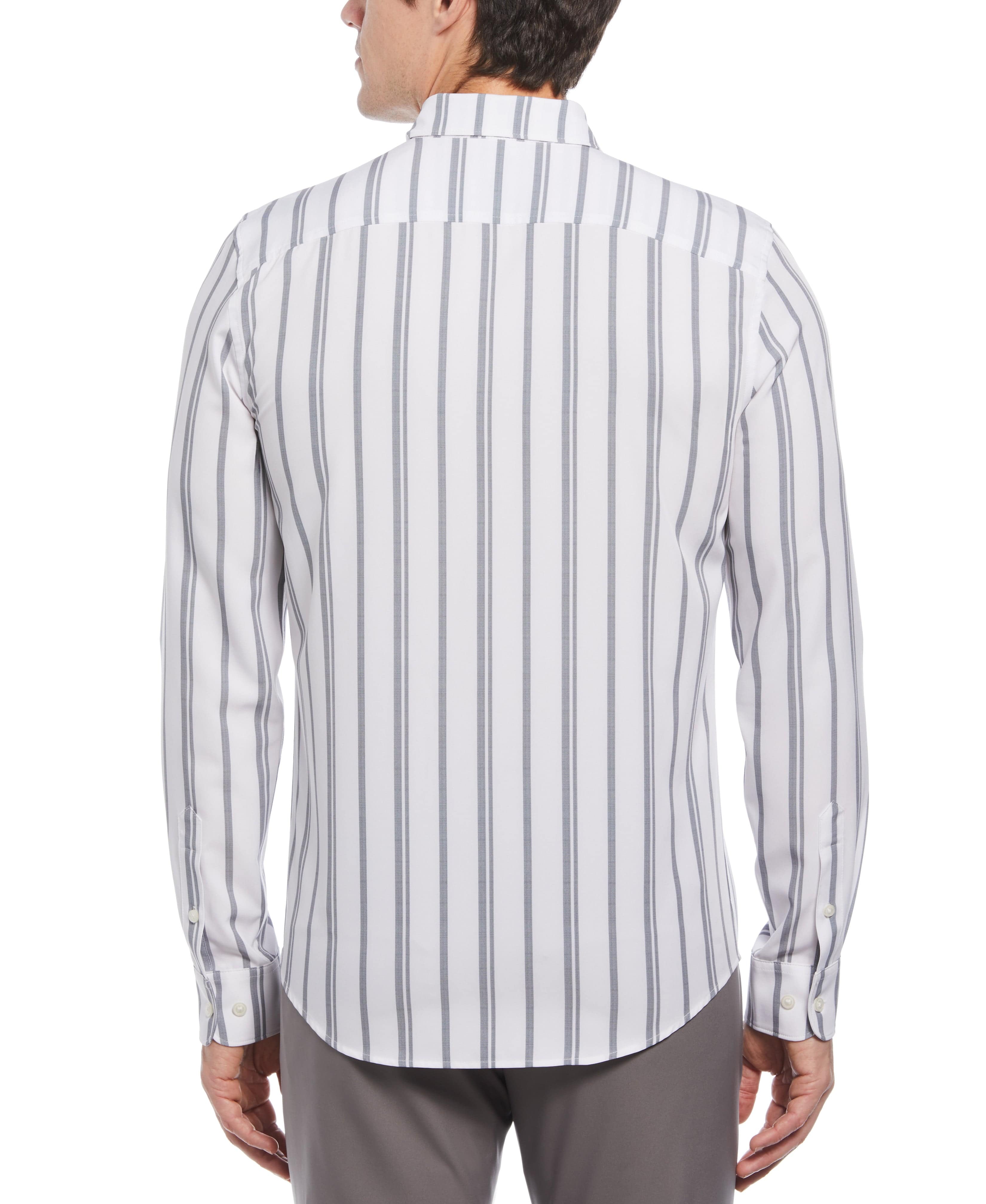 Slim Fit Vertical Stripe Total Stretch Shirt - Image 2