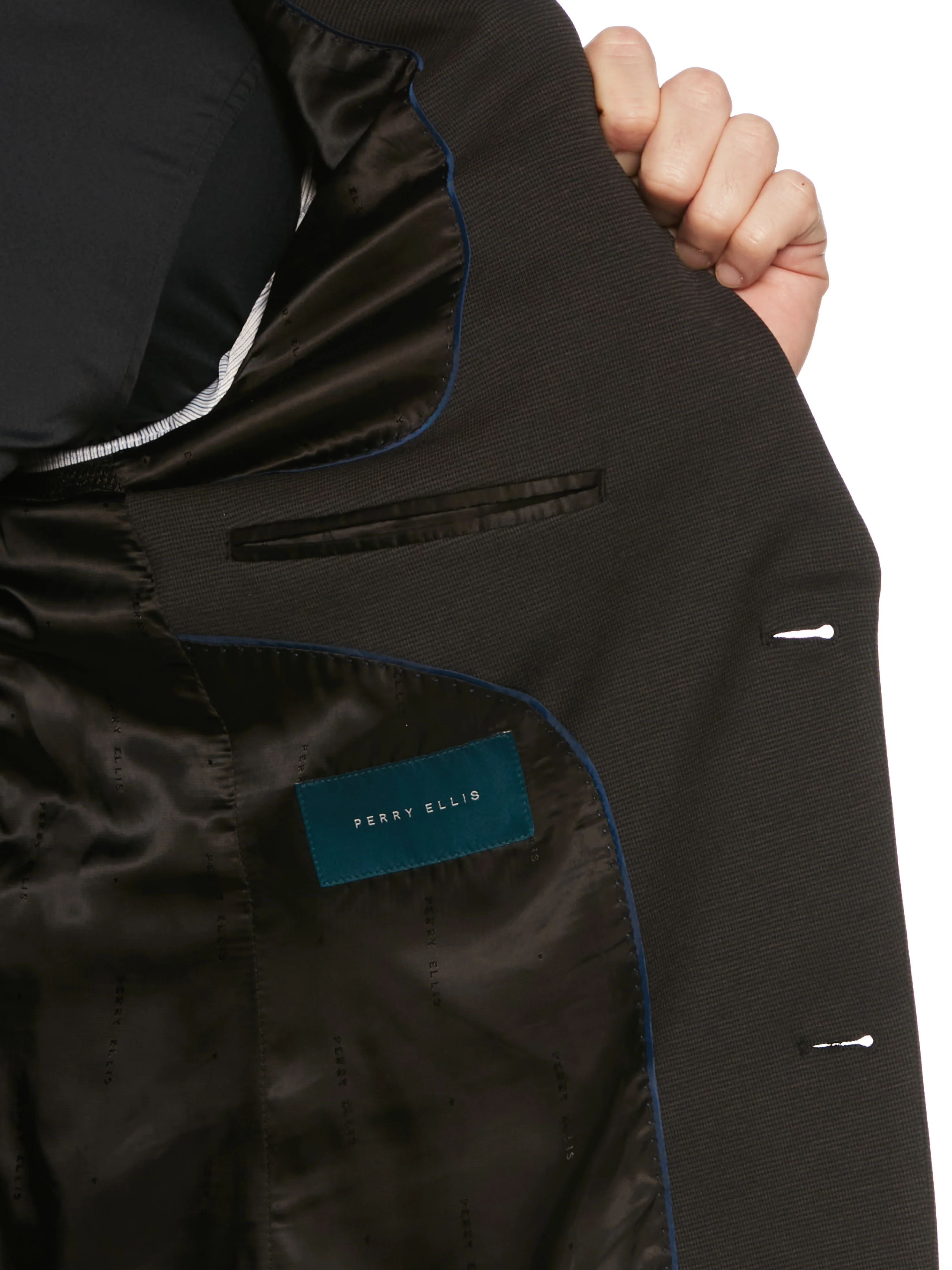 Very Slim Fit Neat Knit Suit Jacket - Image 10